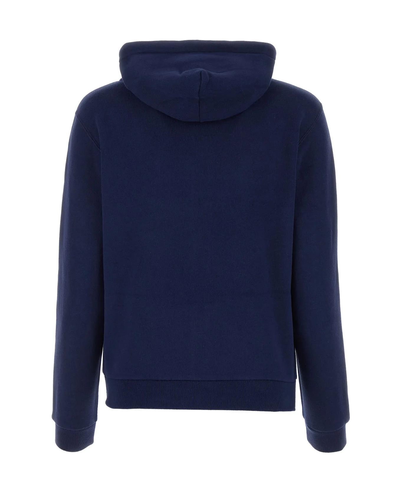 Polo Ralph Lauren Navy Blue Cotton Blend Sweatshirt Polo Ralph Lauren - CRUISENAVY