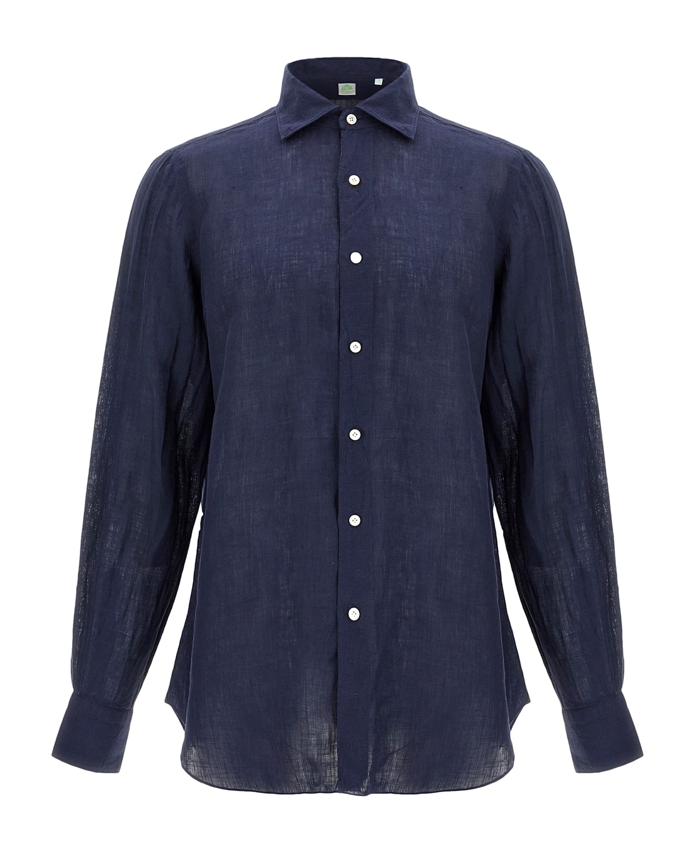Finamore 'gaeta' Shirt - Blue