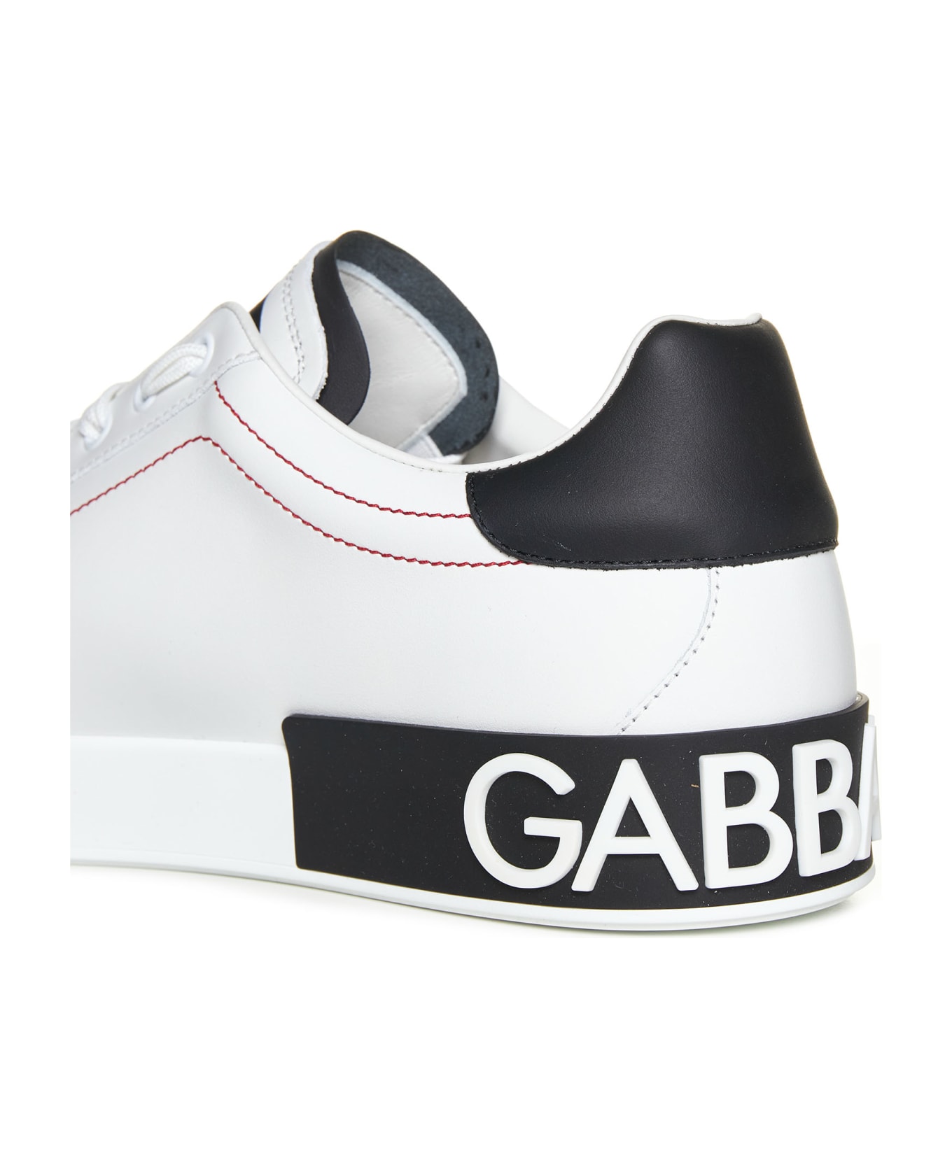 Dolce & Gabbana Portofino Sneakers - white/black