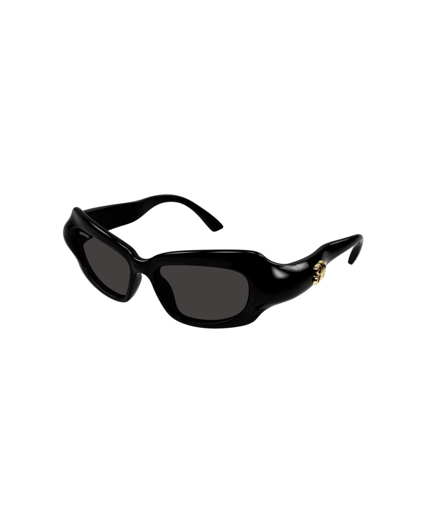 Balenciaga Eyewear Bb0354s-001 Black-black-grey - BLACK-BLACK-GREY