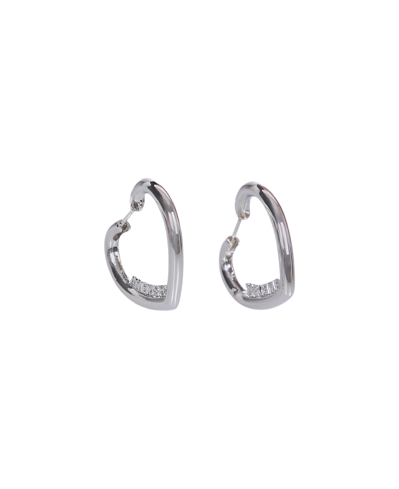 AMBUSH Heart-shaped Earrings - Metallic