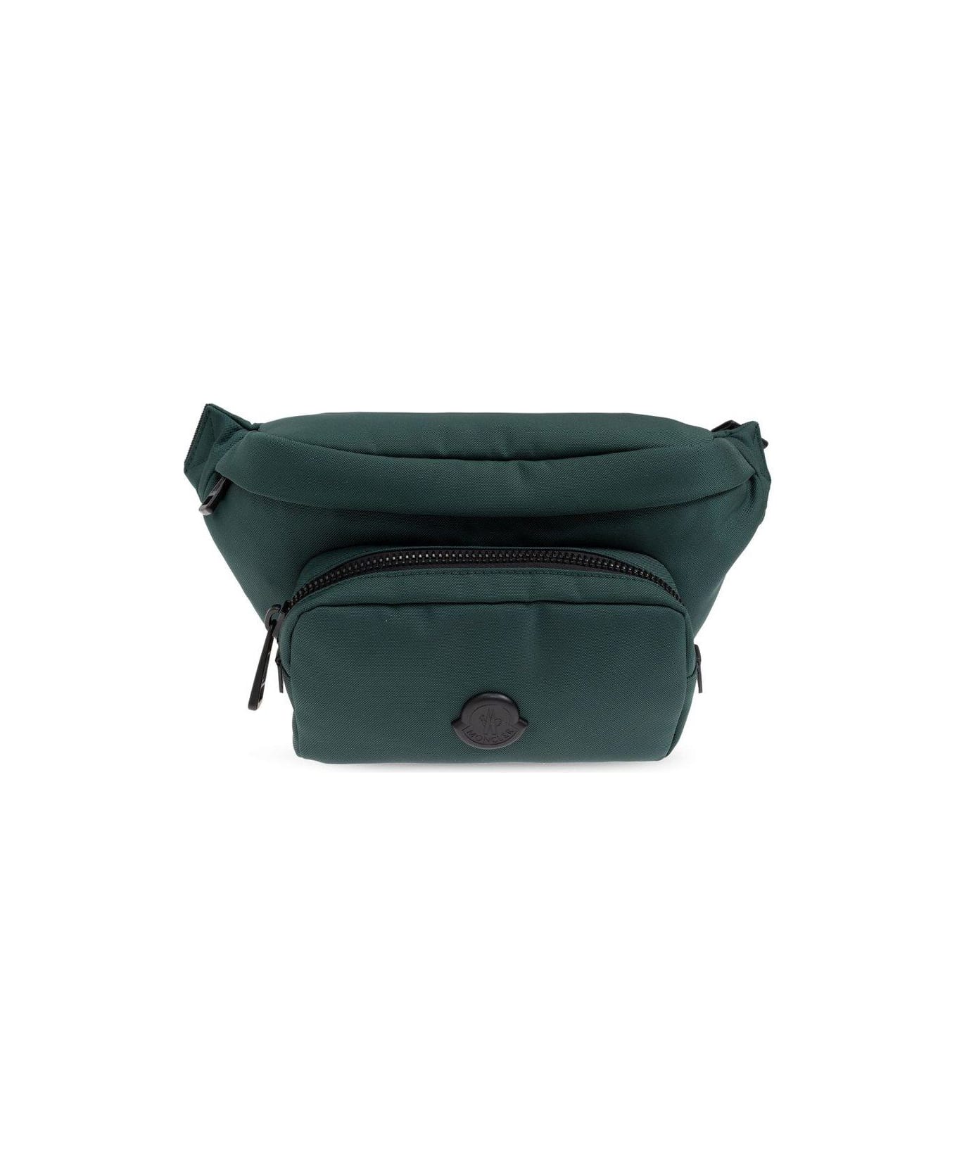 Moncler Logo Patch Belt Bag - Green