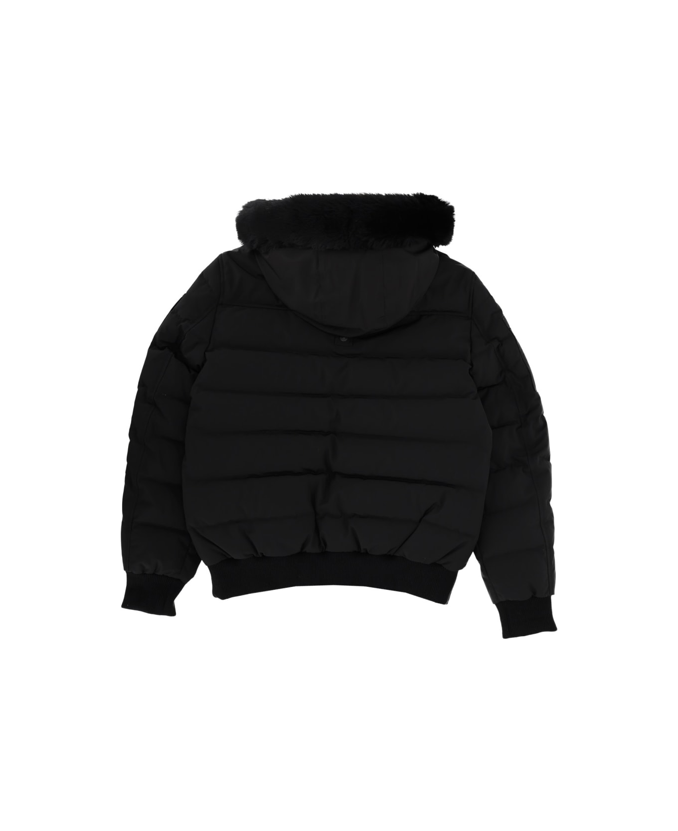 Moose Knuckles Bomber Onyx Scotchtown - BLACK