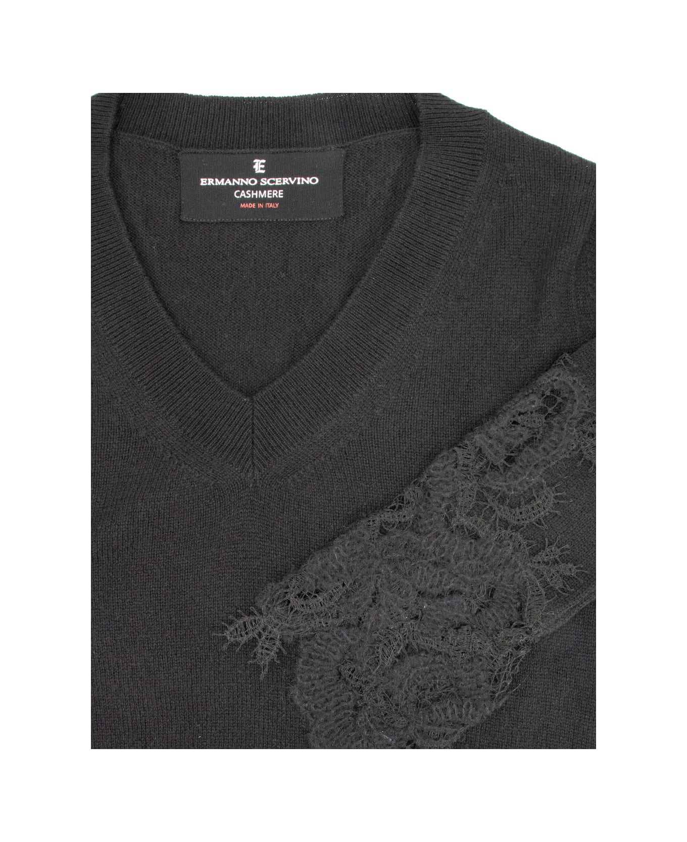 Ermanno Scervino Sweater - BLACK
