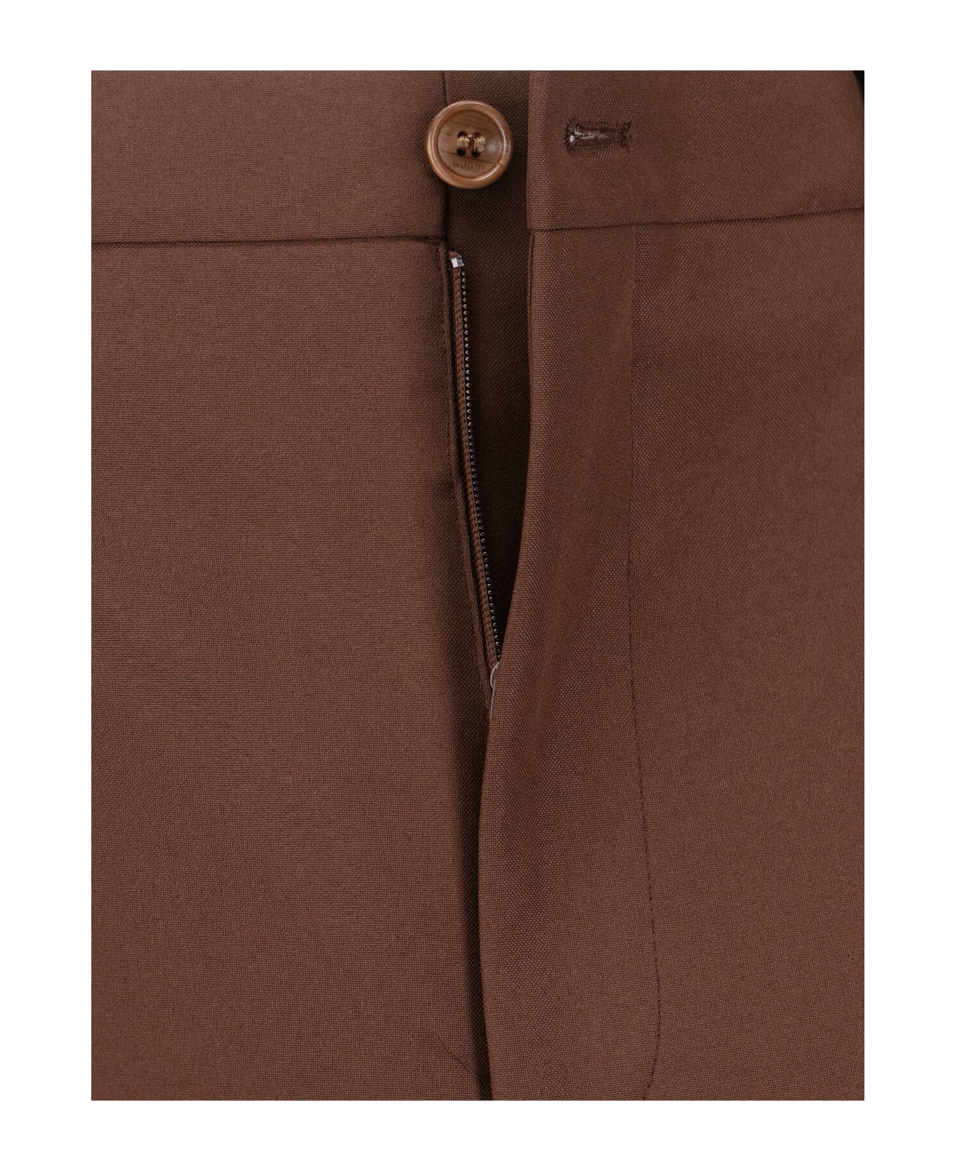 Gucci Straight Pants - Brown