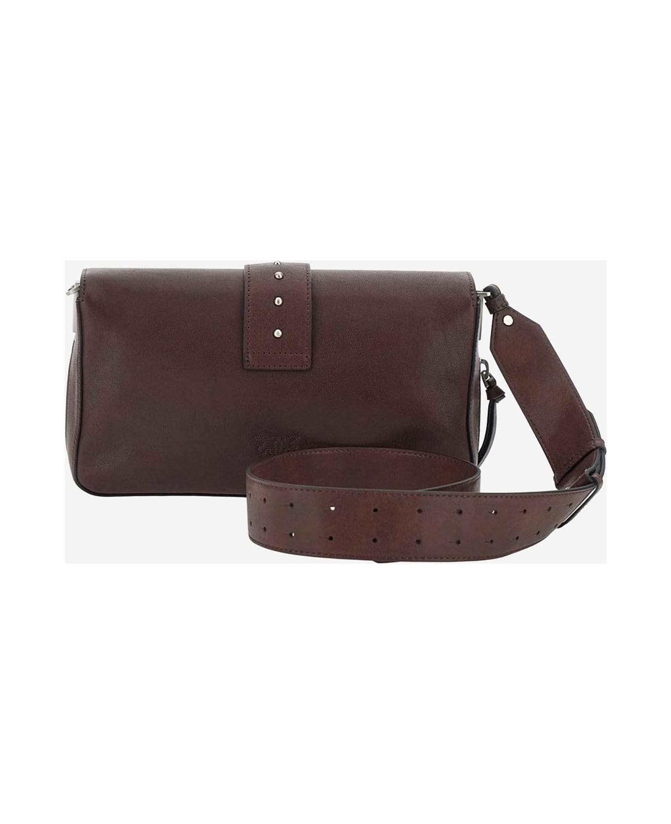 Pinko Classic Love Bag Slouchy Shoulder Bag - Brown
