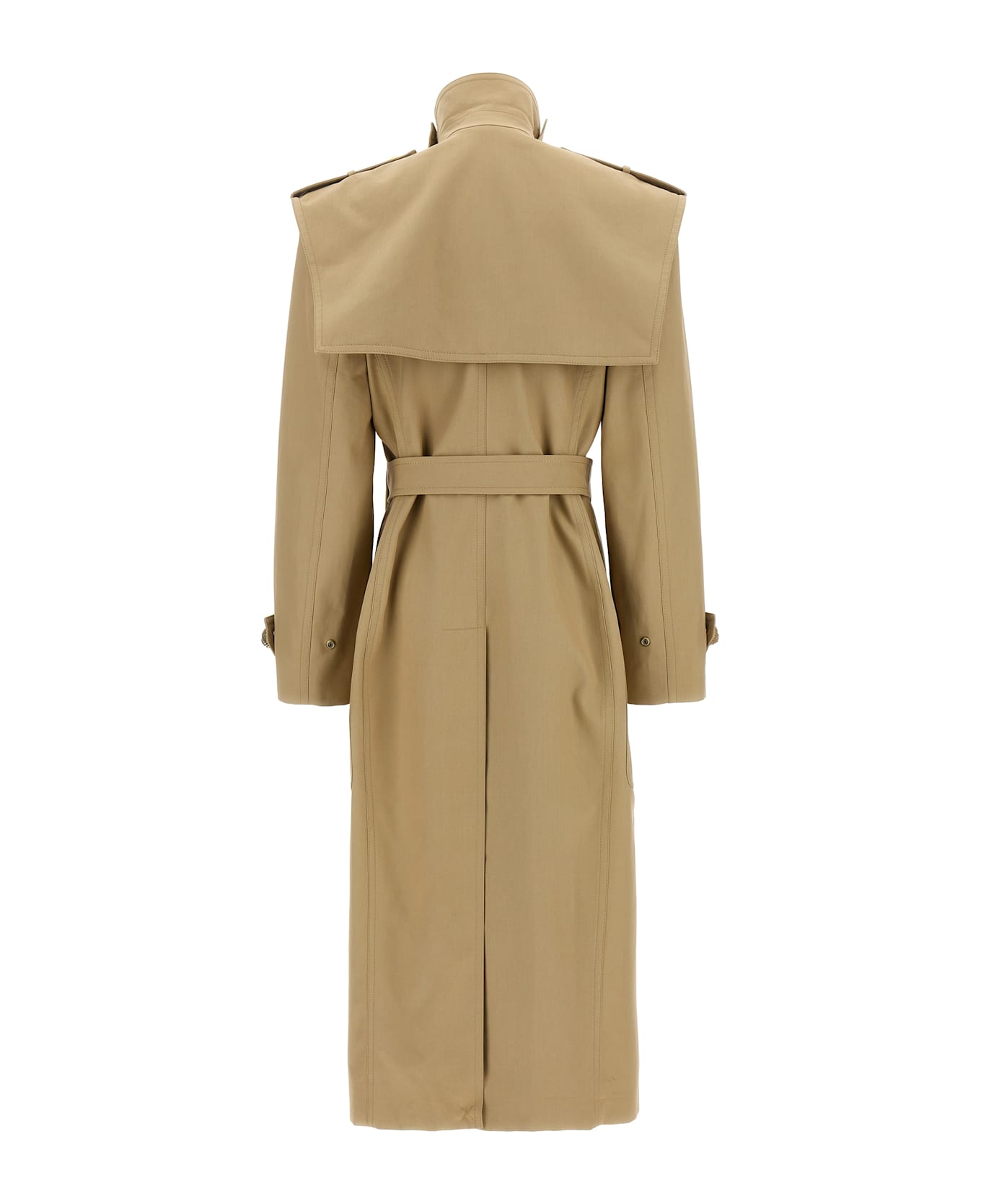 Balmain 
chiocciola
 Button Trench Coat - Beige