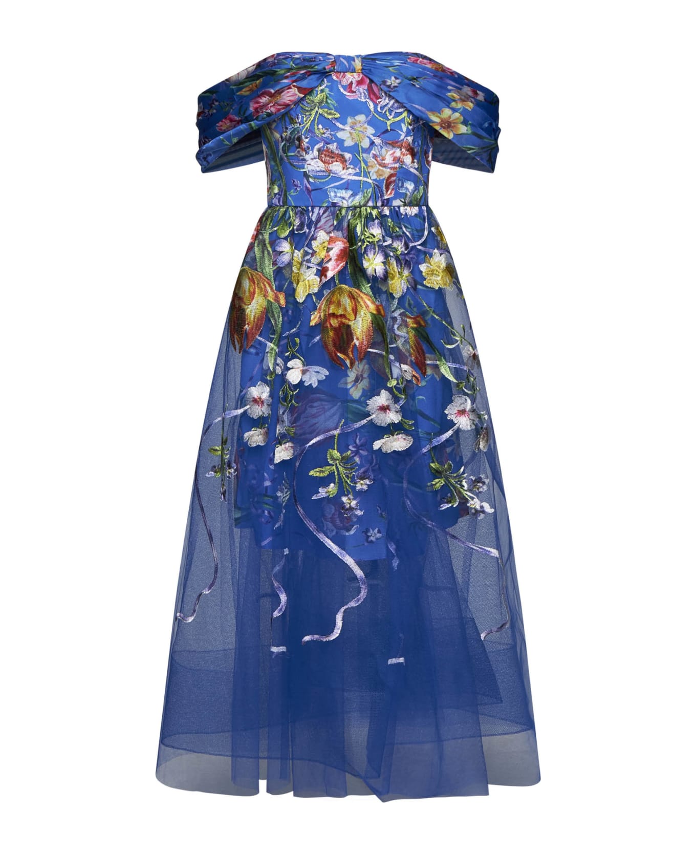 Marchesa Notte Dress - Blue ワンピース＆ドレス