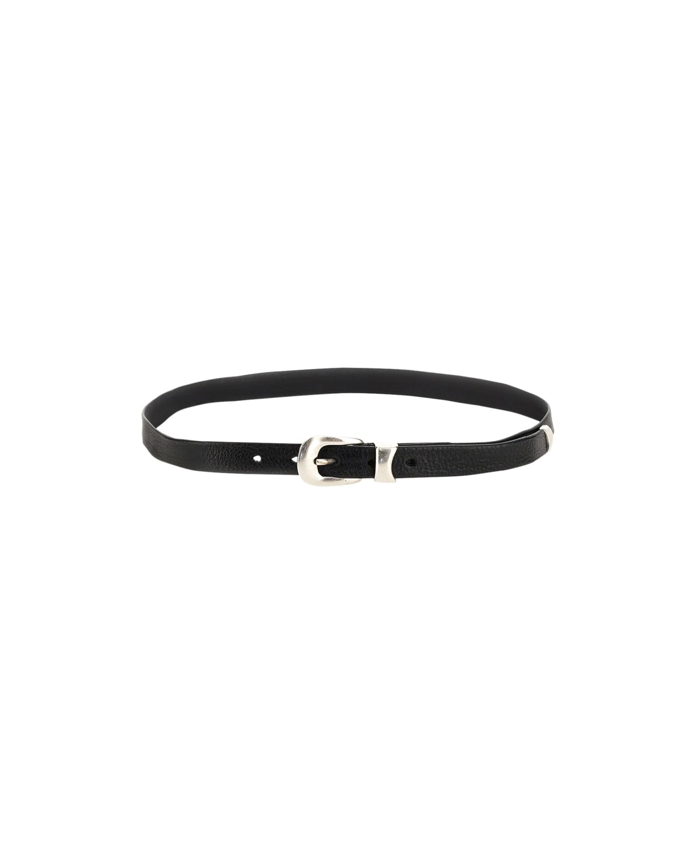 Our Legacy Leather Belt - BLACK