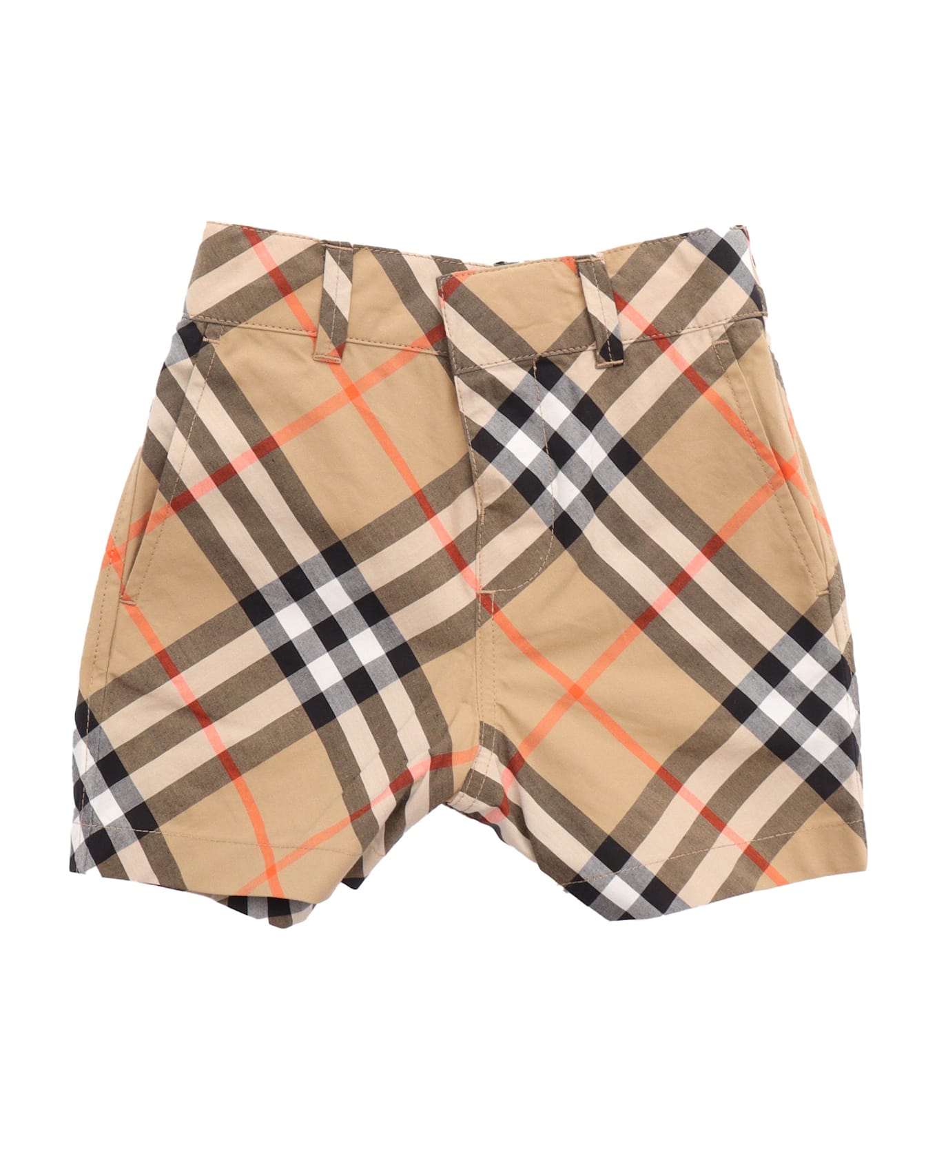 Burberry Inf Boy Shorts - BEIGE