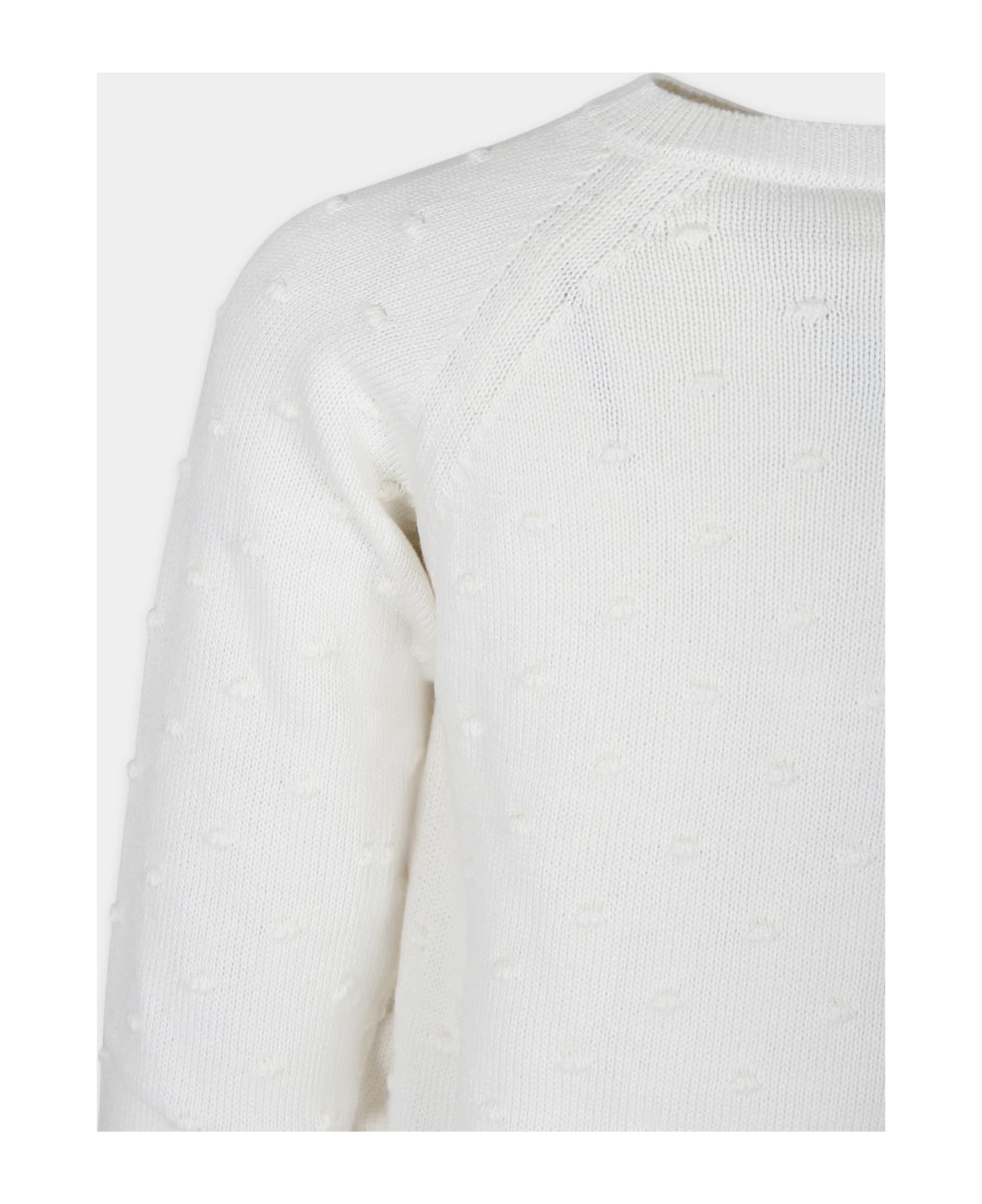 Caffe' d'Orzo White Cardigan For Girl - White