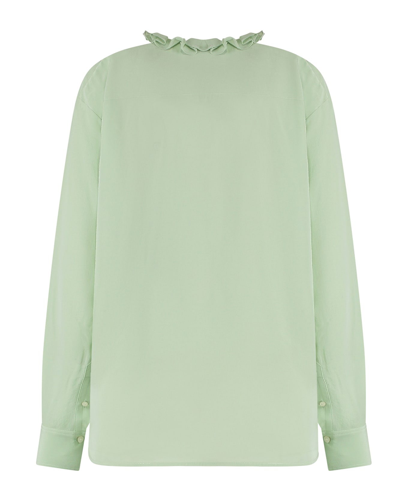 Victoria Beckham Silk Shirt - green