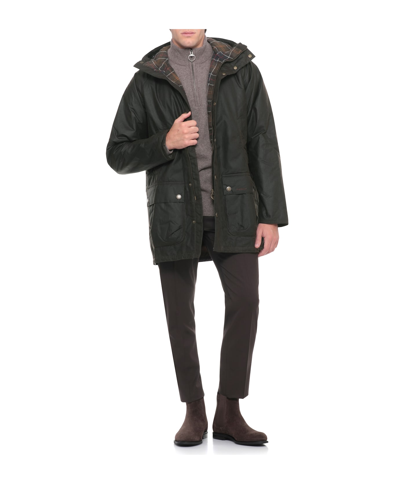 Barbour Holden Sweater - Military