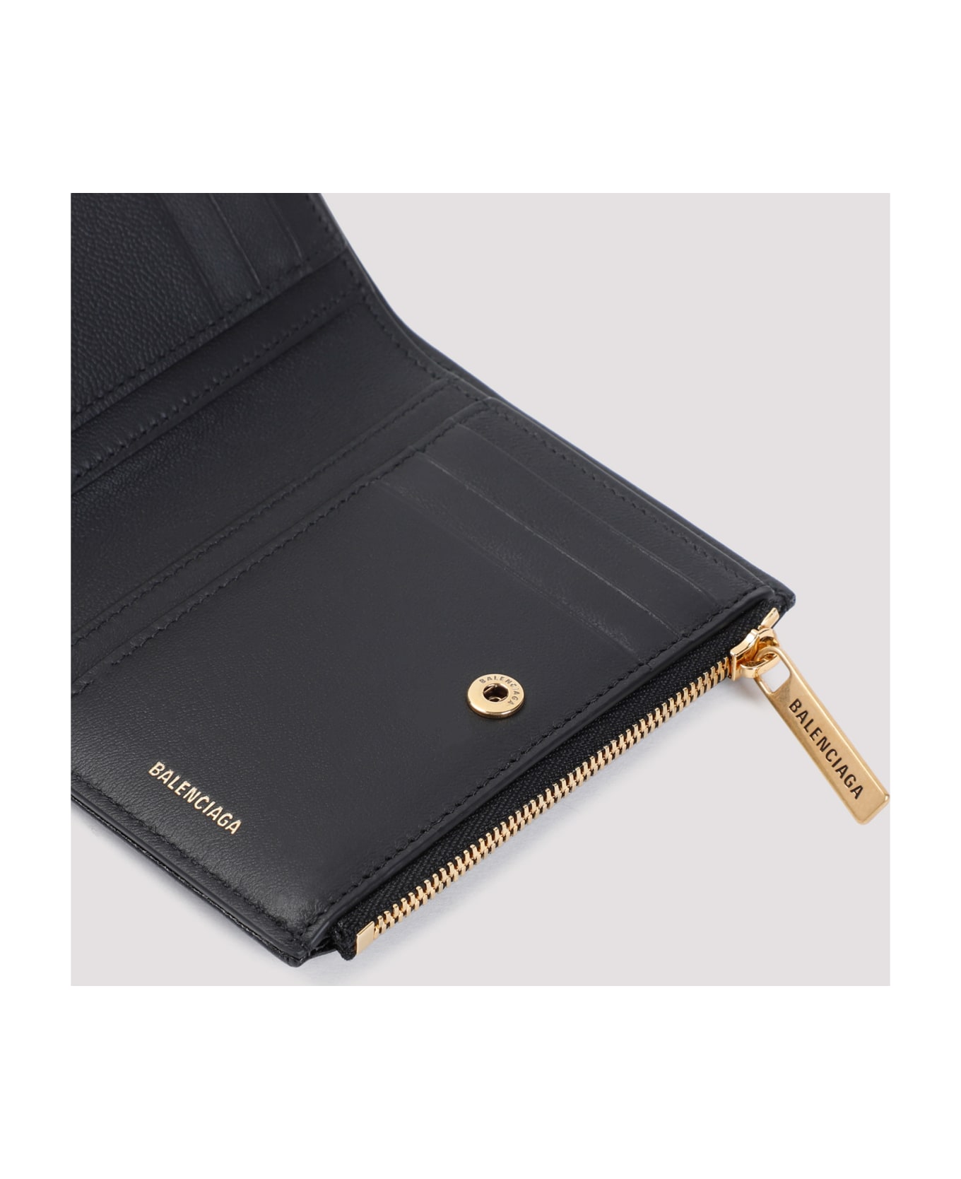 Balenciaga Monaco Bifold Wallet - Black