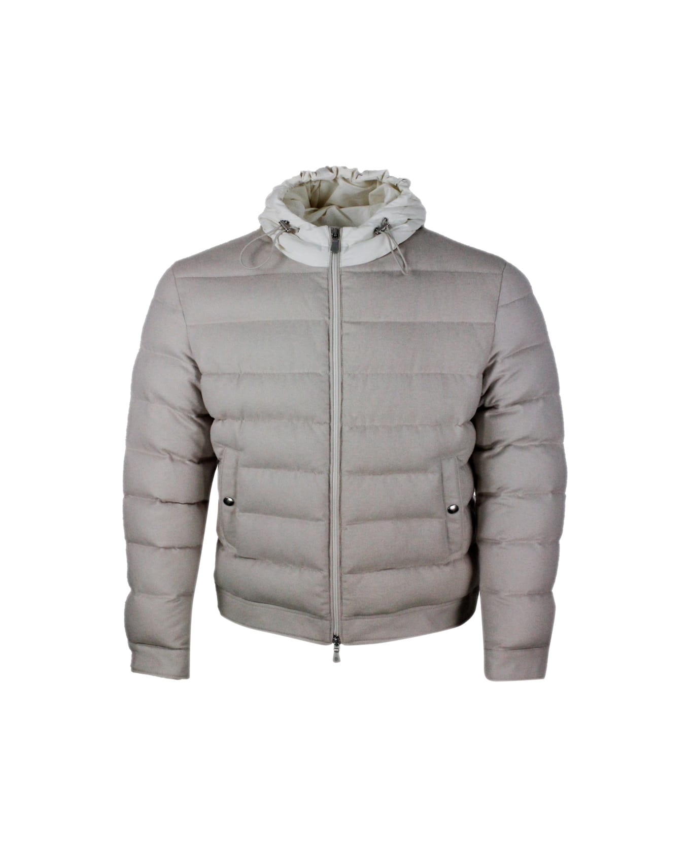 Eleventy Down Jacket - Beige