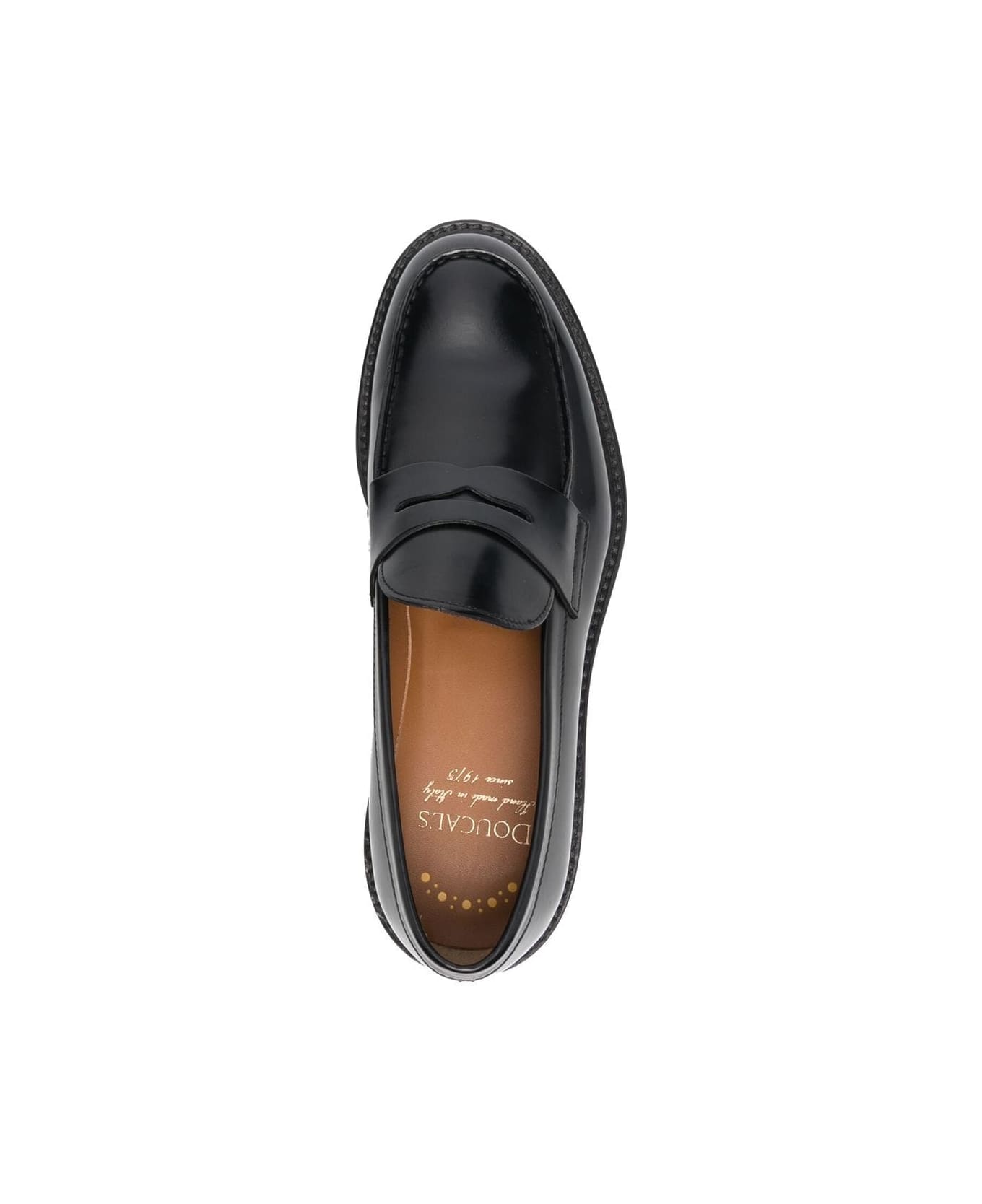Doucal's Horse Penny Loafers - Black