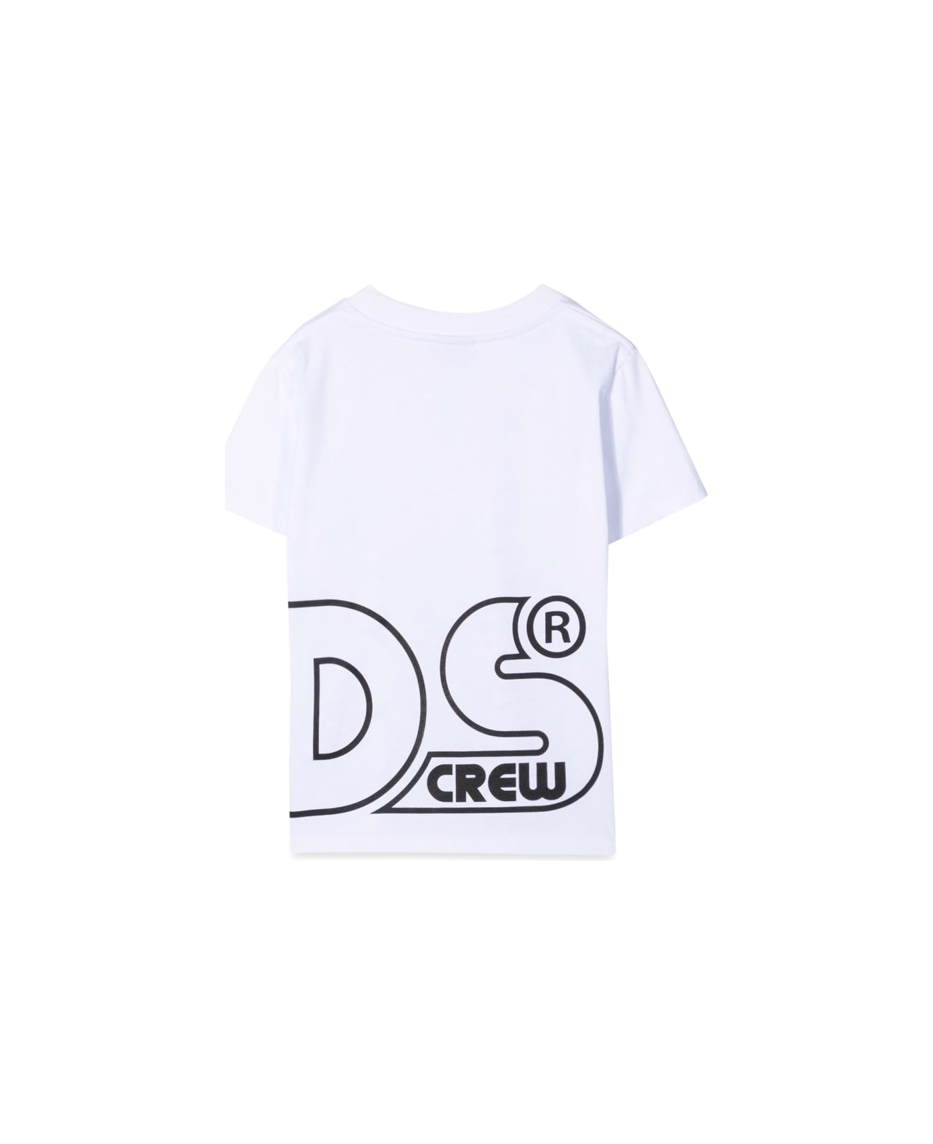 GCDS Jersey T-shirt Boy - WHITE