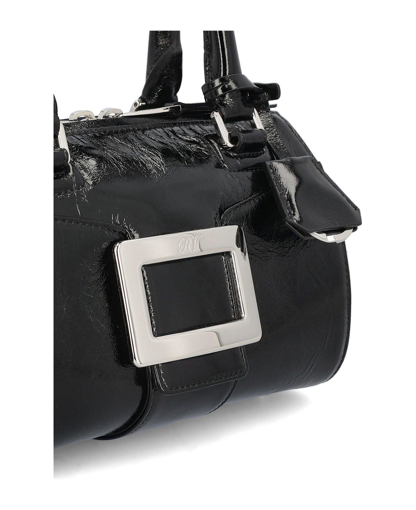 Roger Vivier Belle Vivier Mini Bowling Bag - NERO