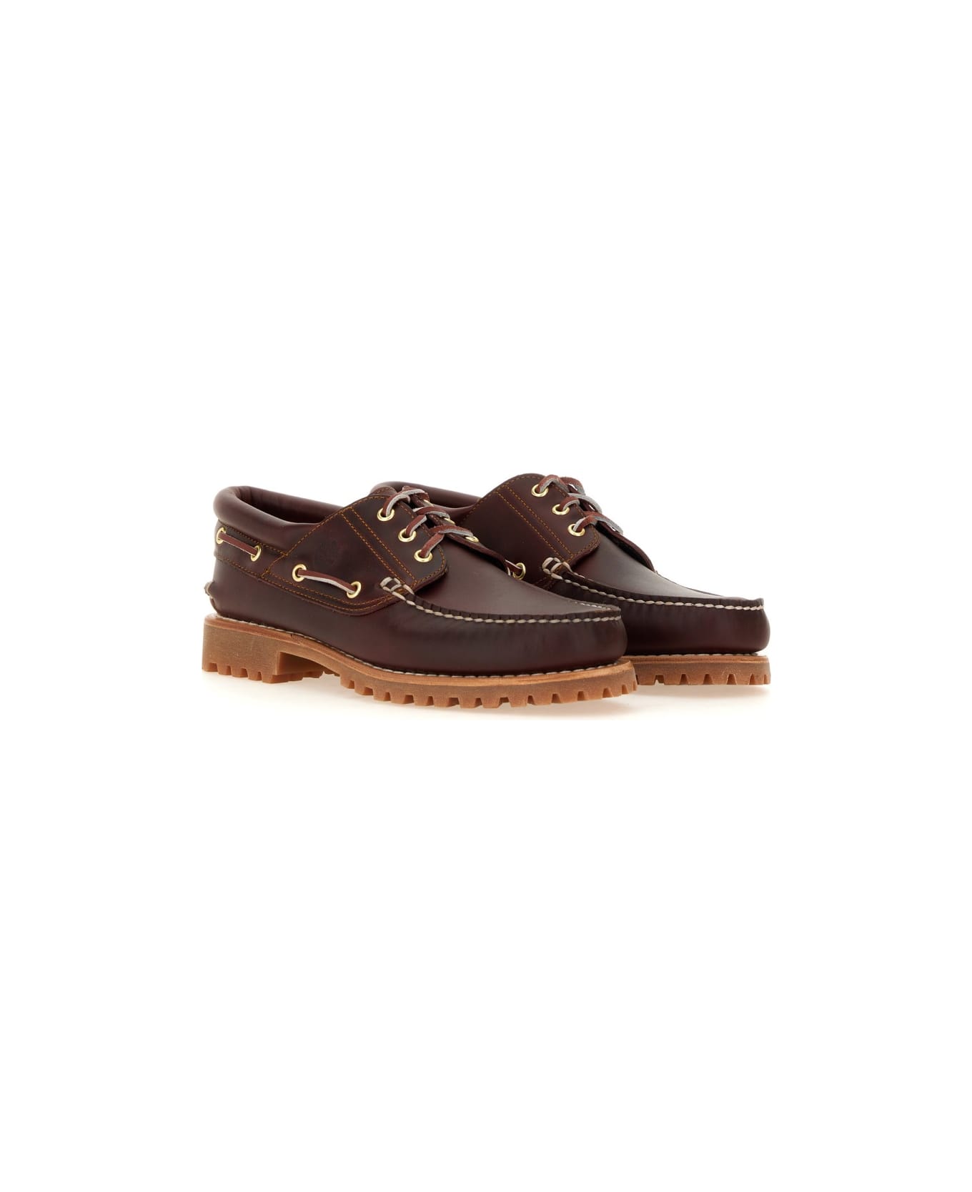 Timberland Leather Boat Moccasin - BORDEAUX