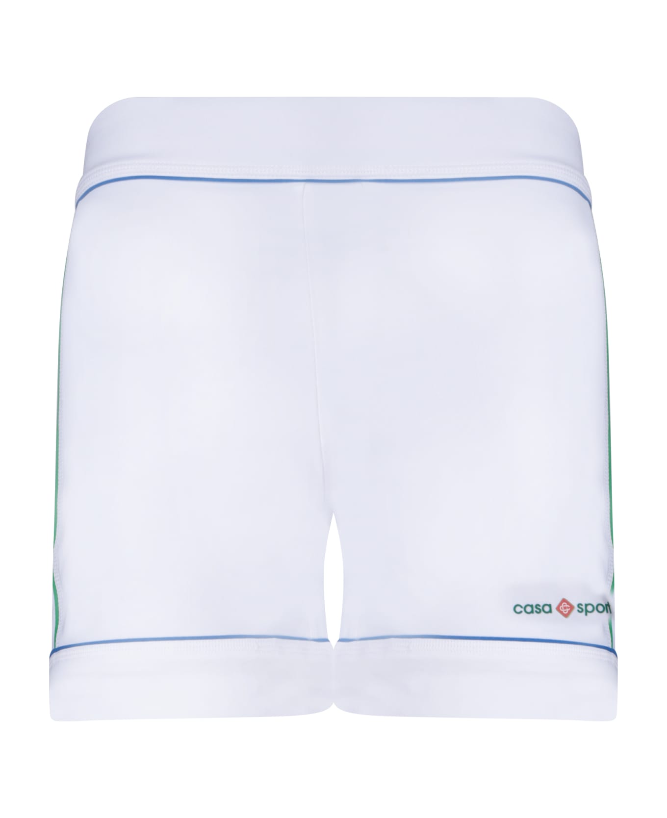 Casablanca White Casa Sport Cyclist Shorts - White ショートパンツ