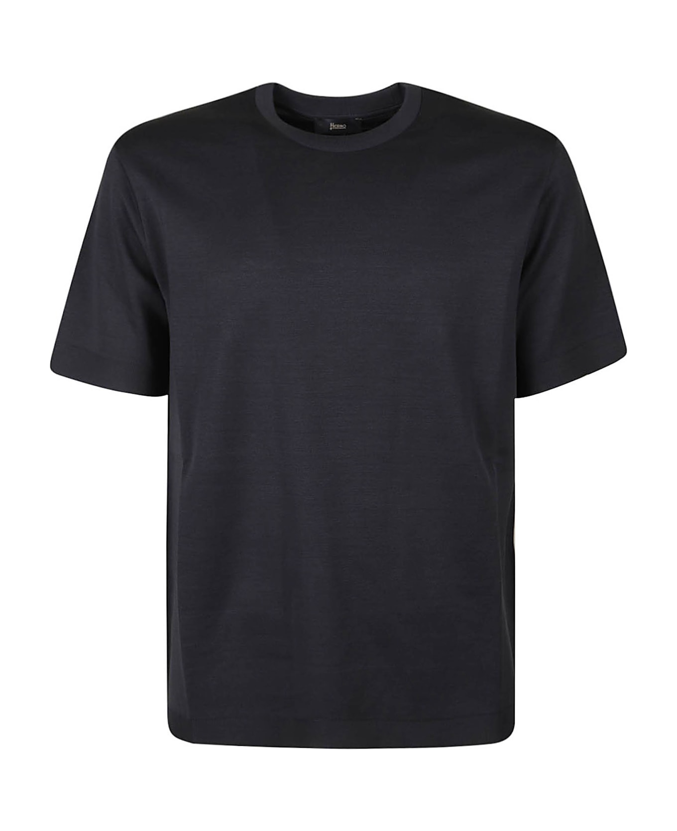 Herno Crewneck Short-sleeved T-shirt - Blue