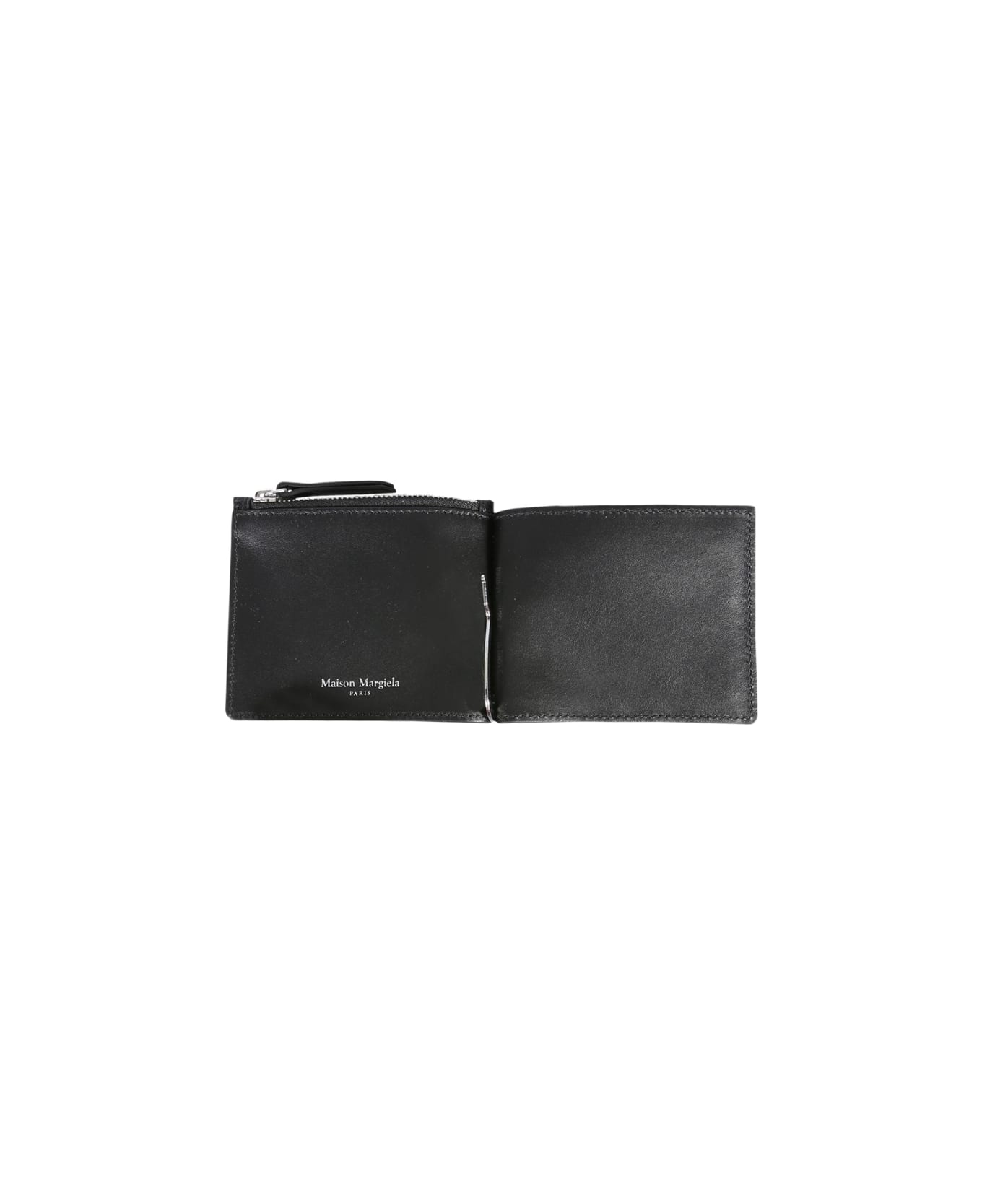 Maison Margiela Leather Wallet - BLACK