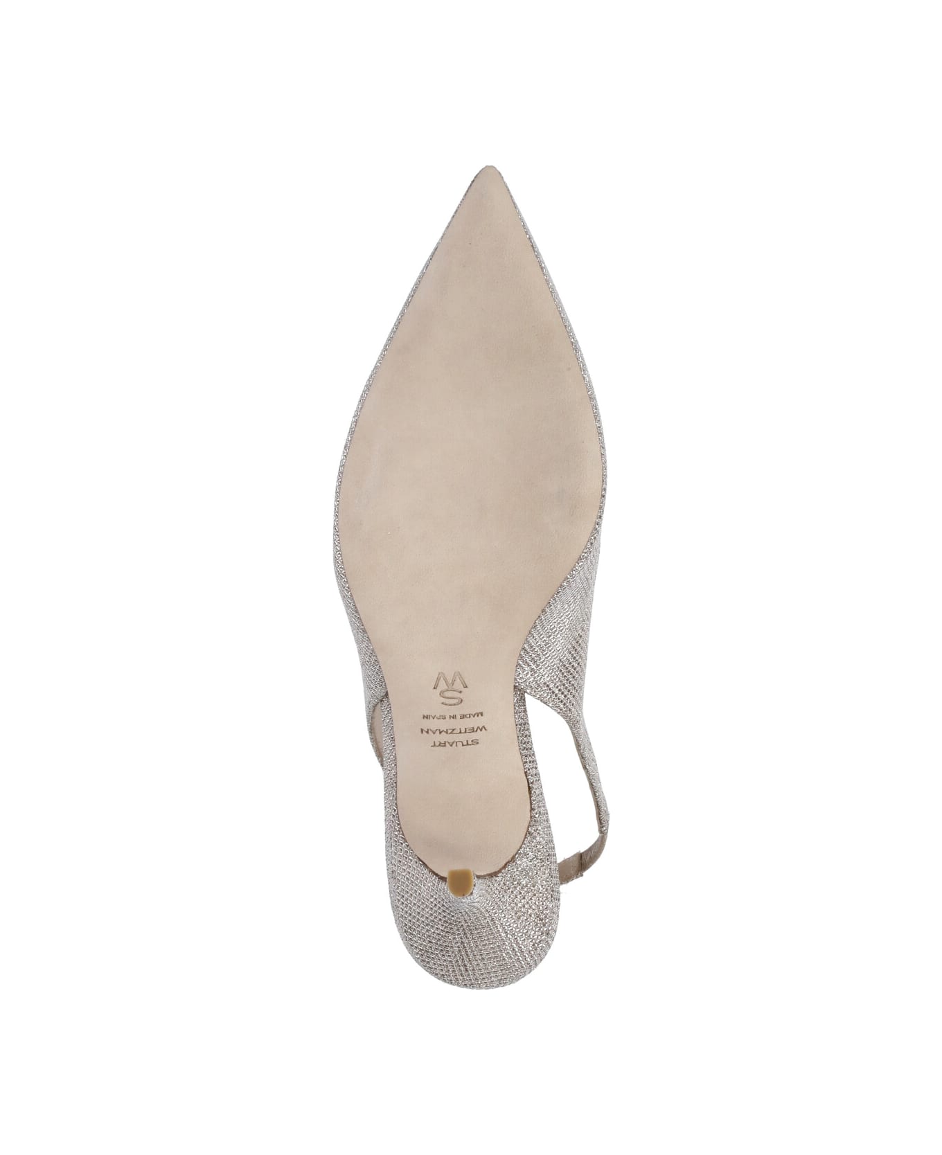 Stuart Weitzman Eva 75 Slingback - Natural