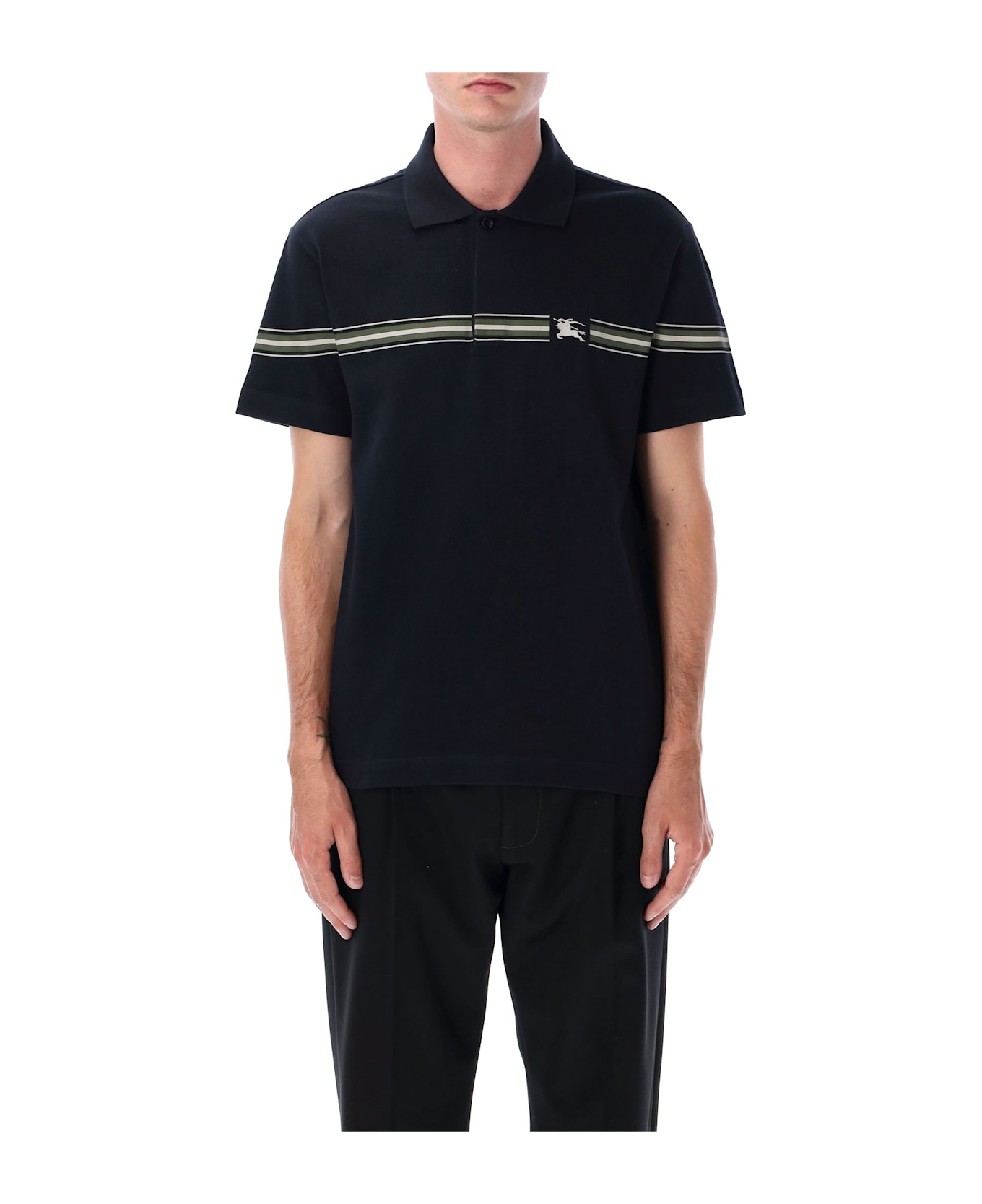 Burberry London Cotton Polo Shirt - INDIGO