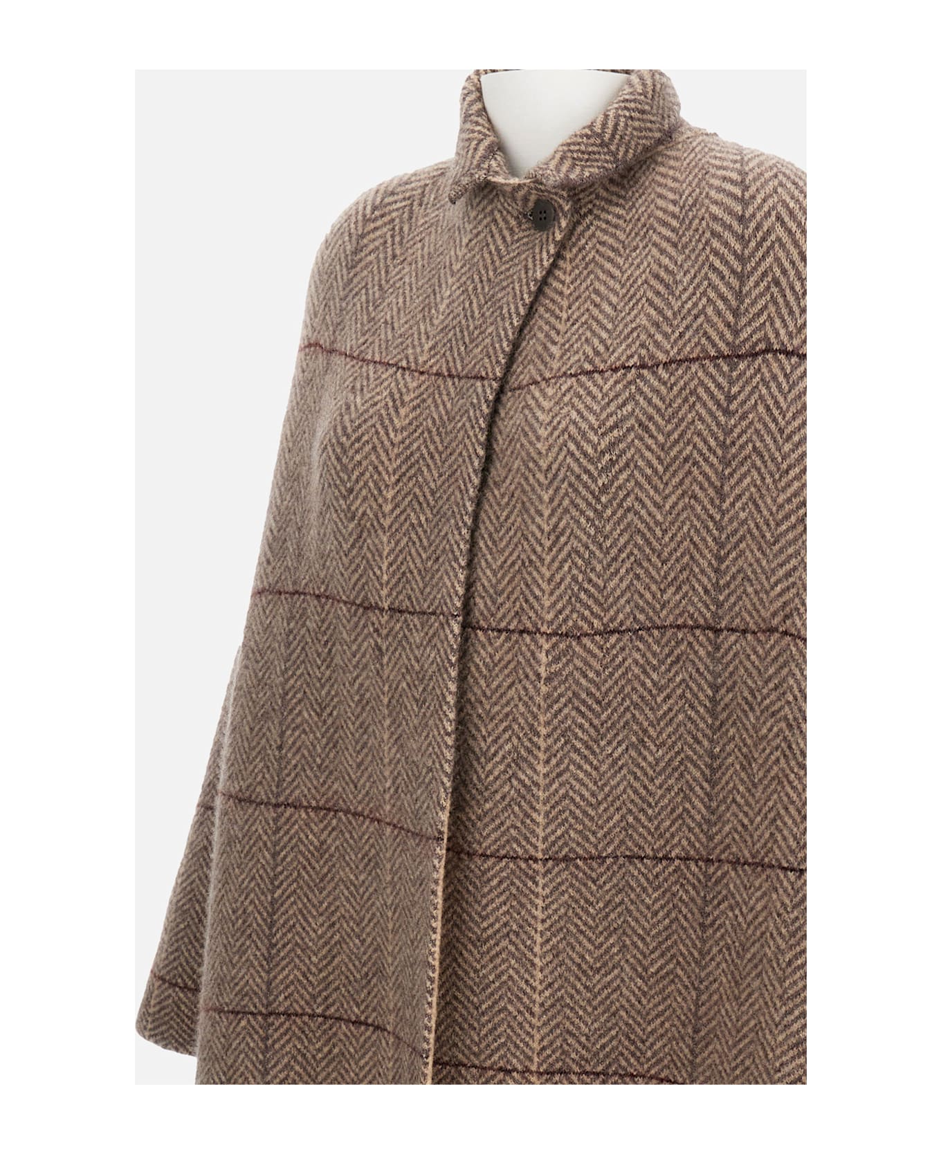 Boboutic Double-breasted Coat - Beige
