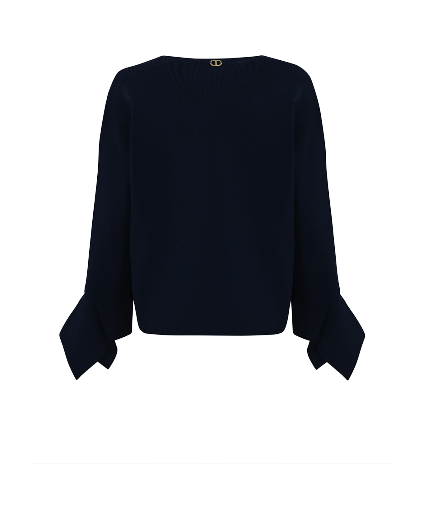 TwinSet Sweater With Ruffles - Blue