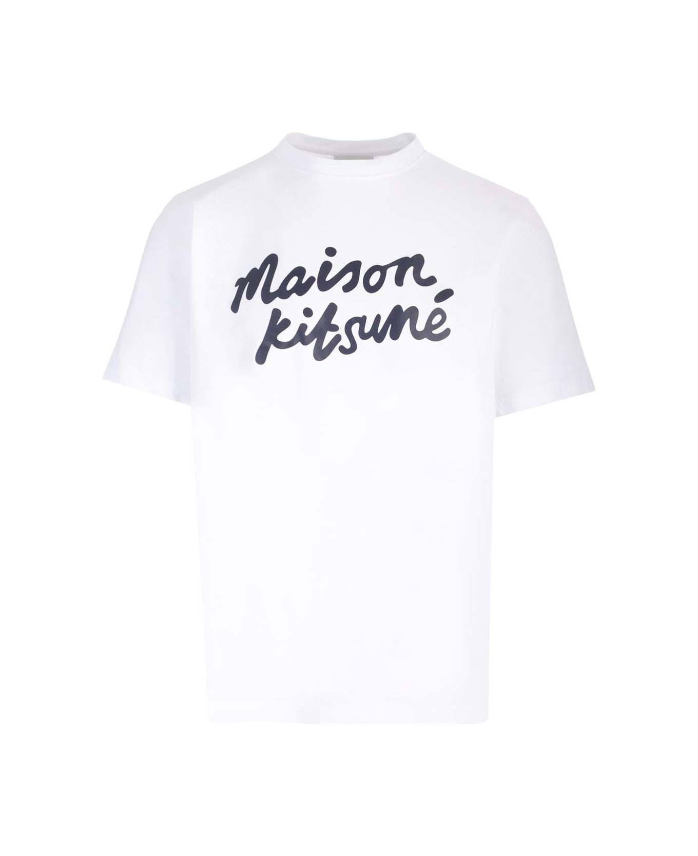 Maison Kitsuné Signature T-shirt - White Black