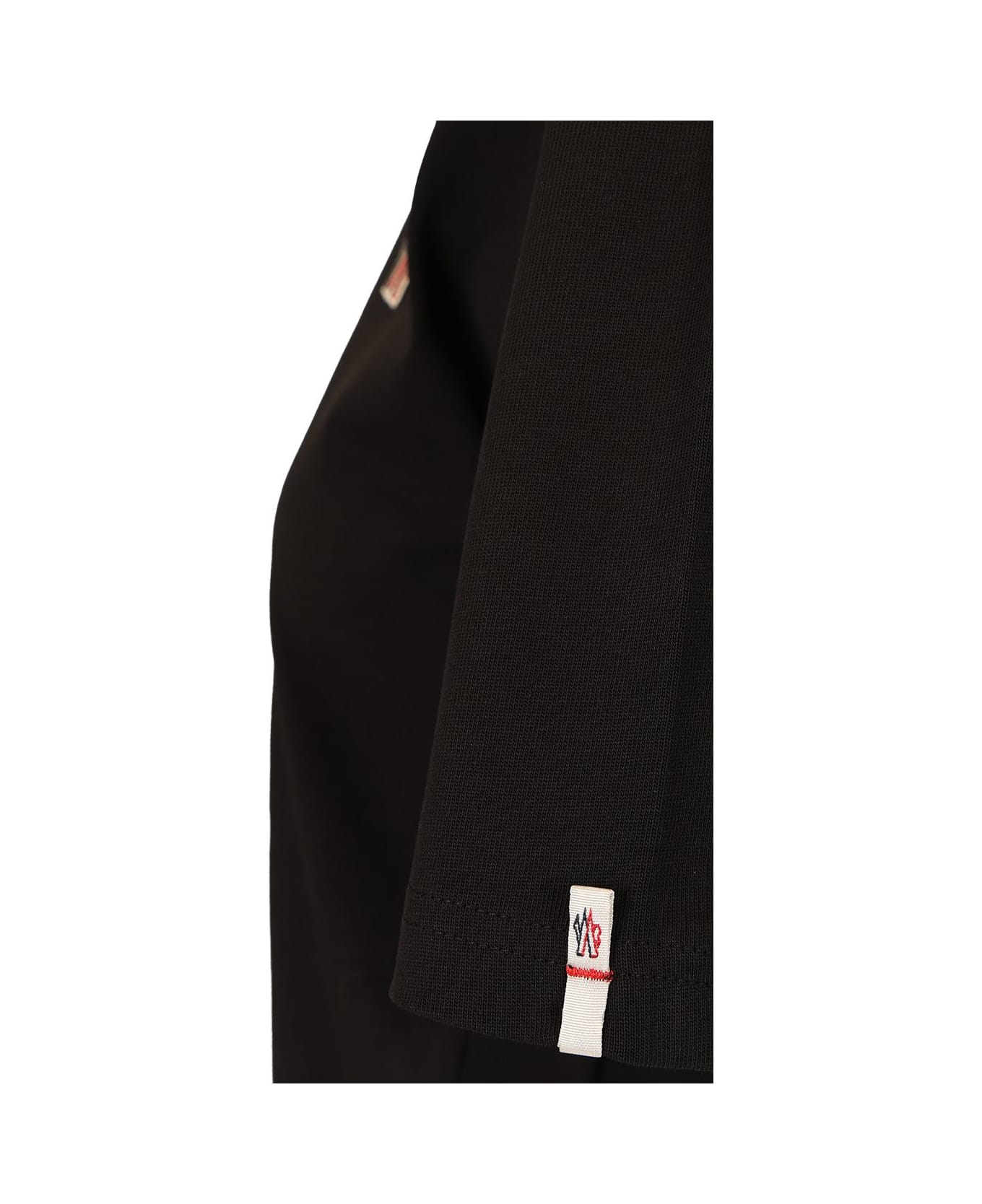 Moncler Grenoble Polo Shirt With Logo - Black ポロシャツ