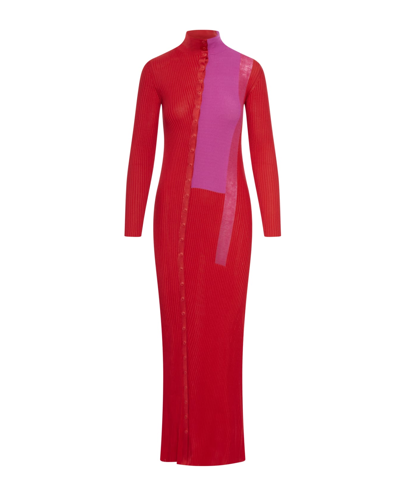 Fendi Dress Graphic Block - Mse Paloma Multicolor ワンピース＆ドレス