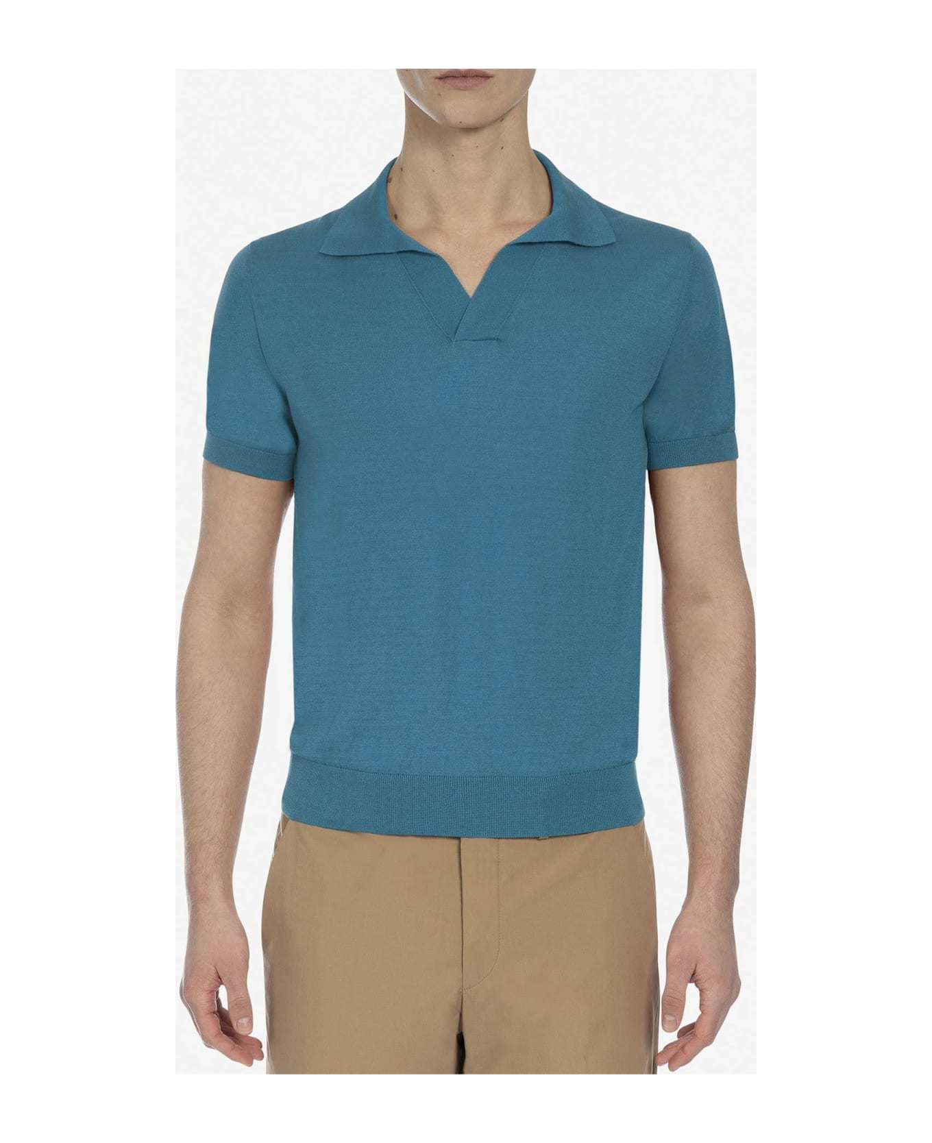 Larusmiani 'harry' Polo Polo Shirt - Teal ポロシャツ