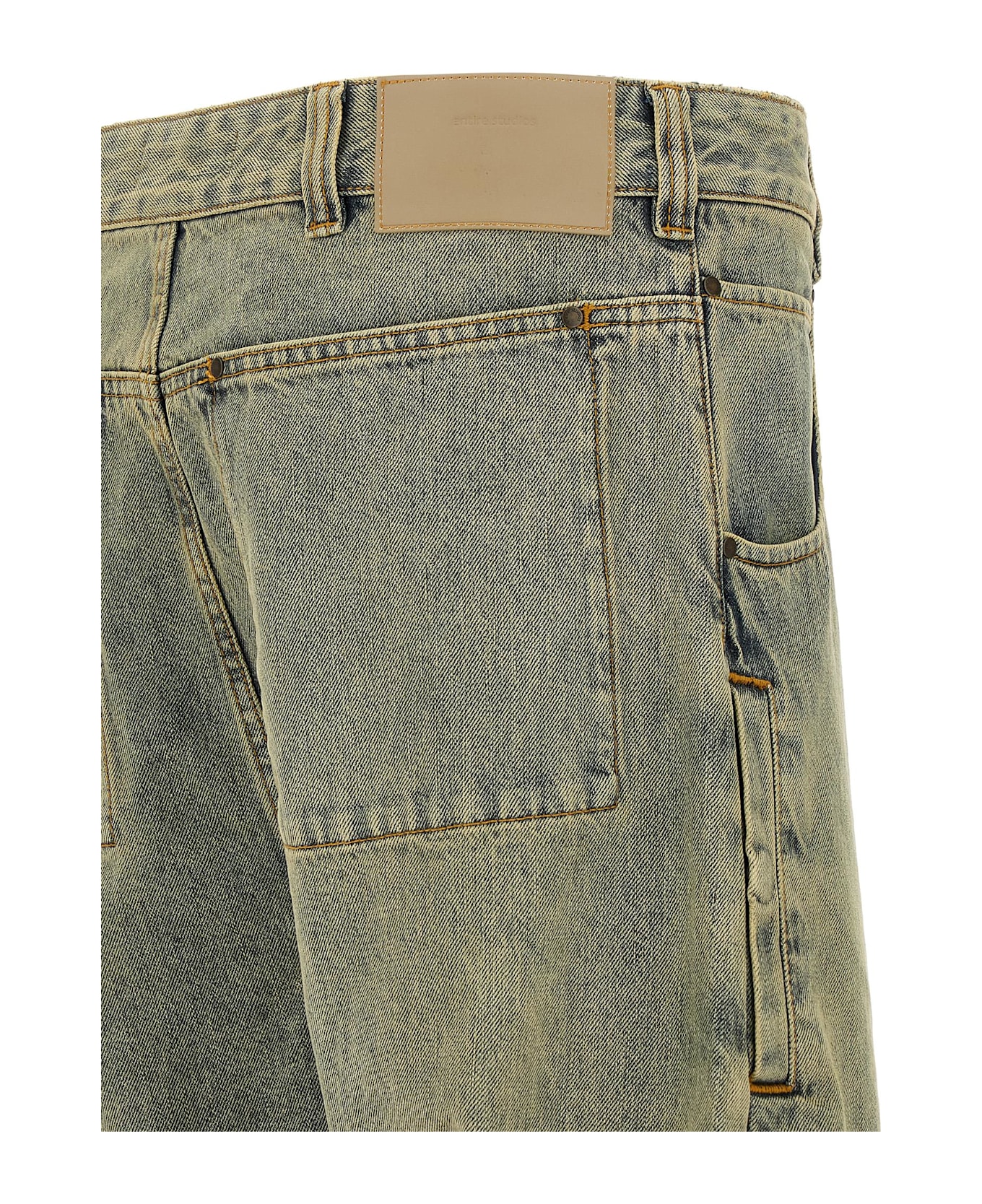 Entire Studios 
gem Surface Wave
 Jeans - Yellow