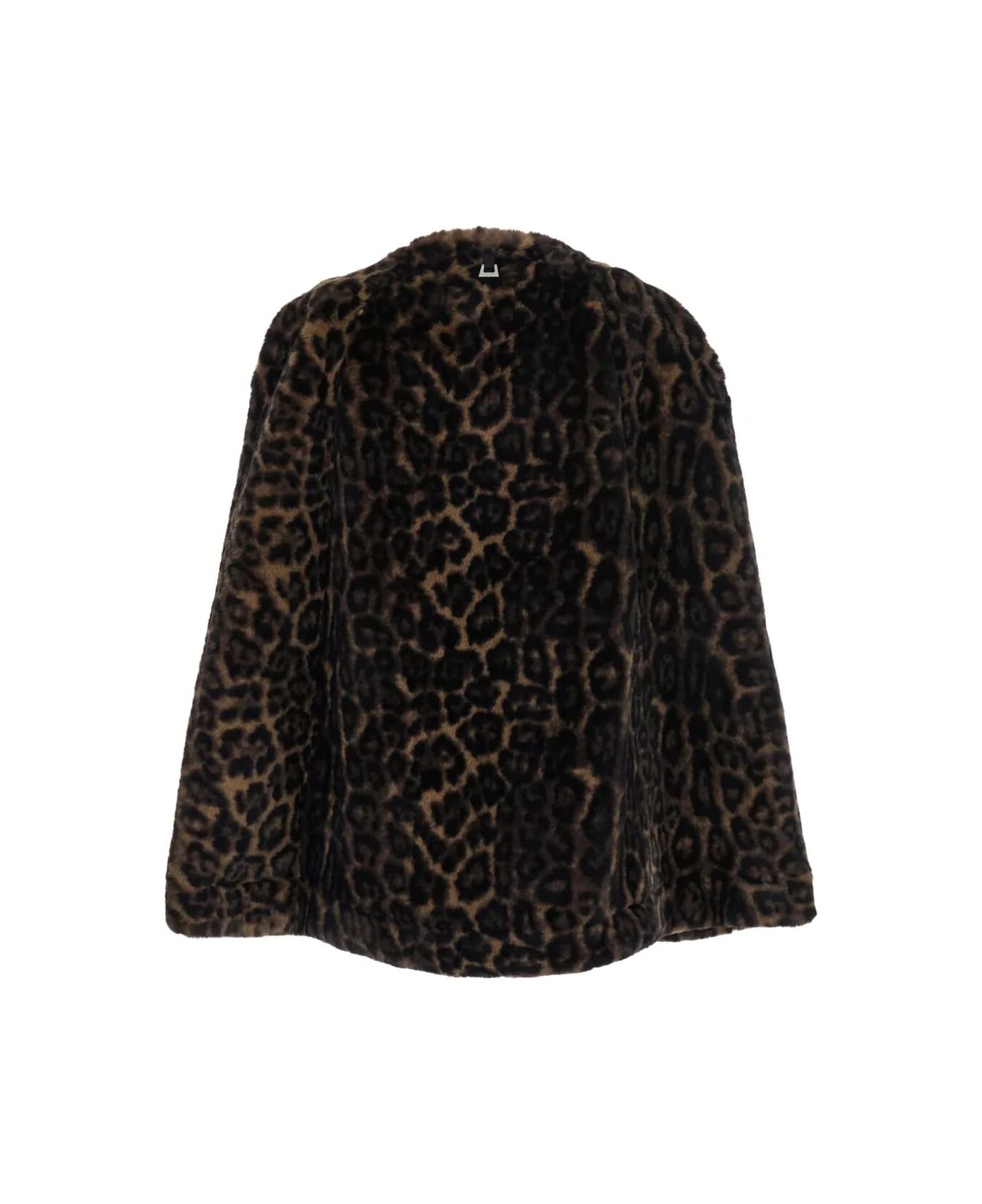 Apparis Sloane Leopard Cape - Dark Leopard Drle