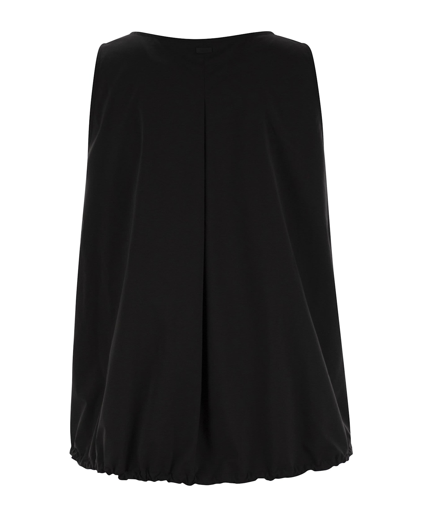 Herno Sleeveless Top In Tech Trait - Black