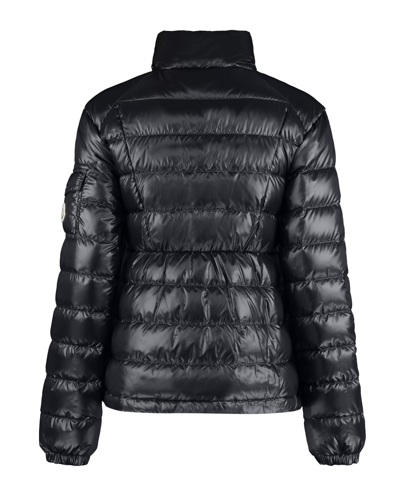 Moncler Aminia Down Jacket With Button Closure - black