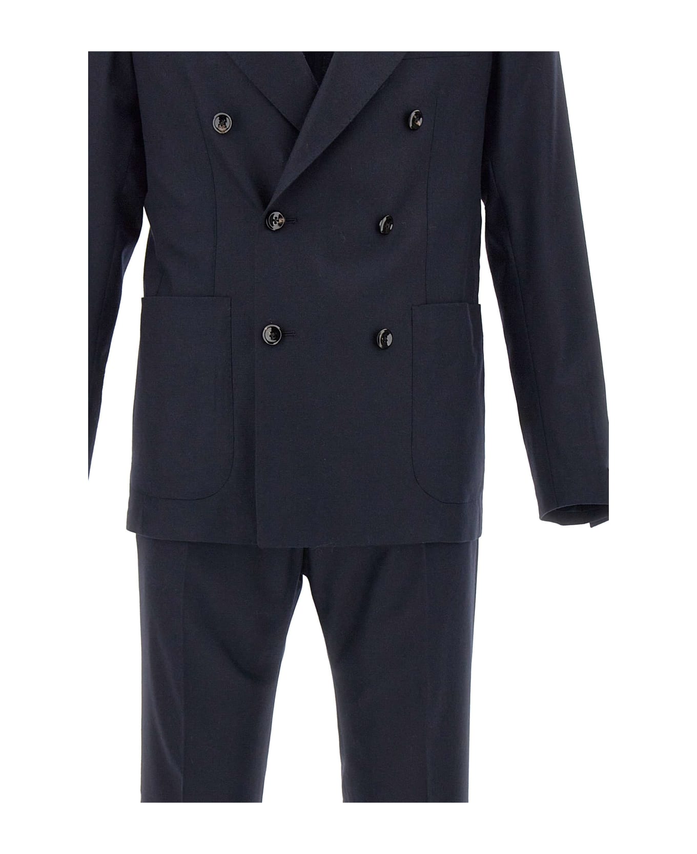 Tagliatore Wool And Cashmere Suit - BLUE スーツ
