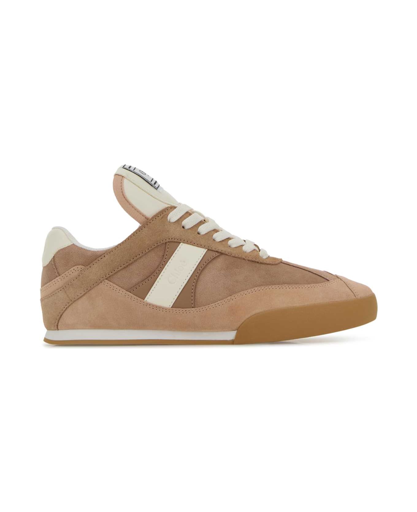 Chloé Antiqued Pink Suede Chloã¨ Kick Sneakers - PINK