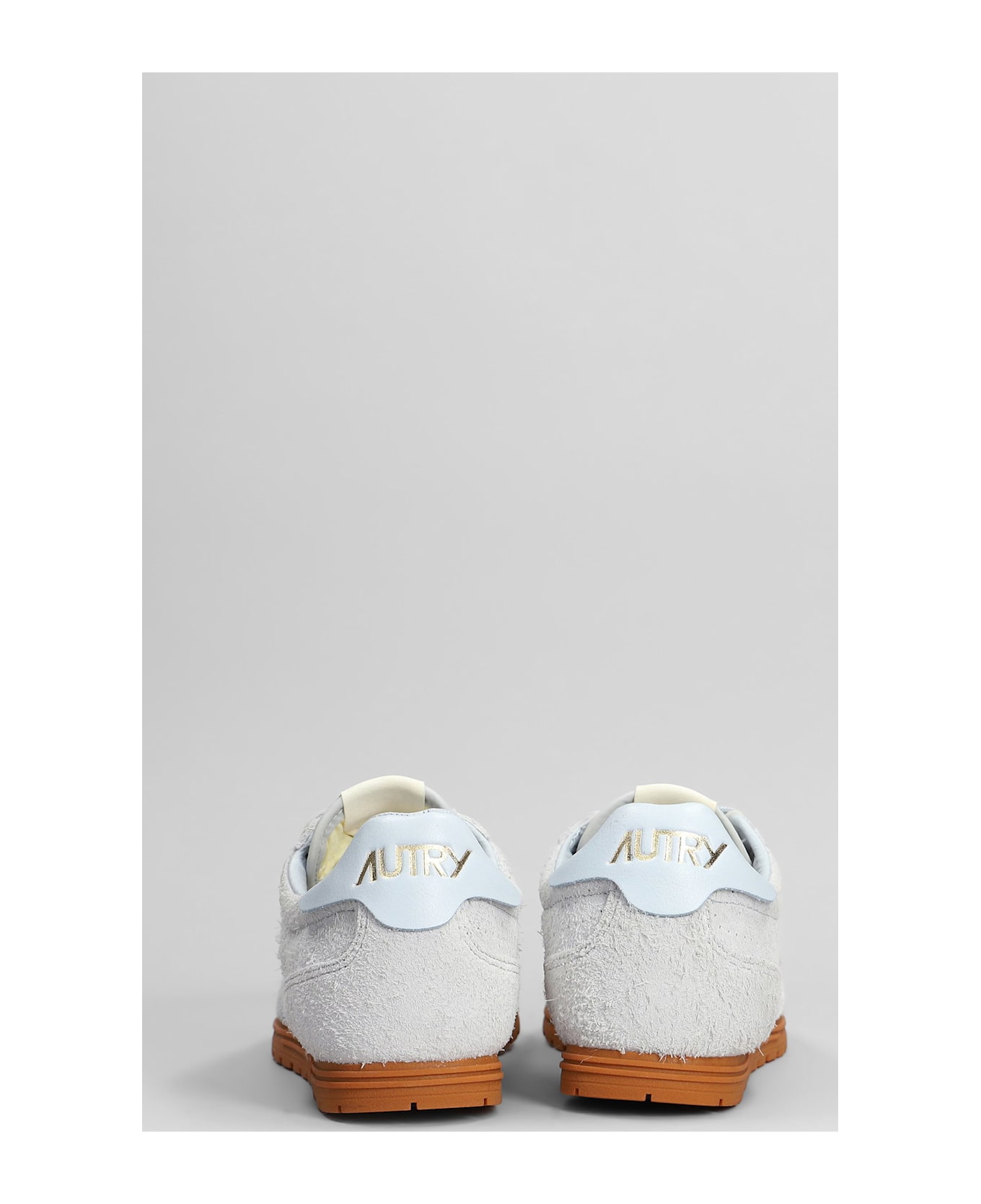 Autry Windspin Sneakers In Grey Suede - grey