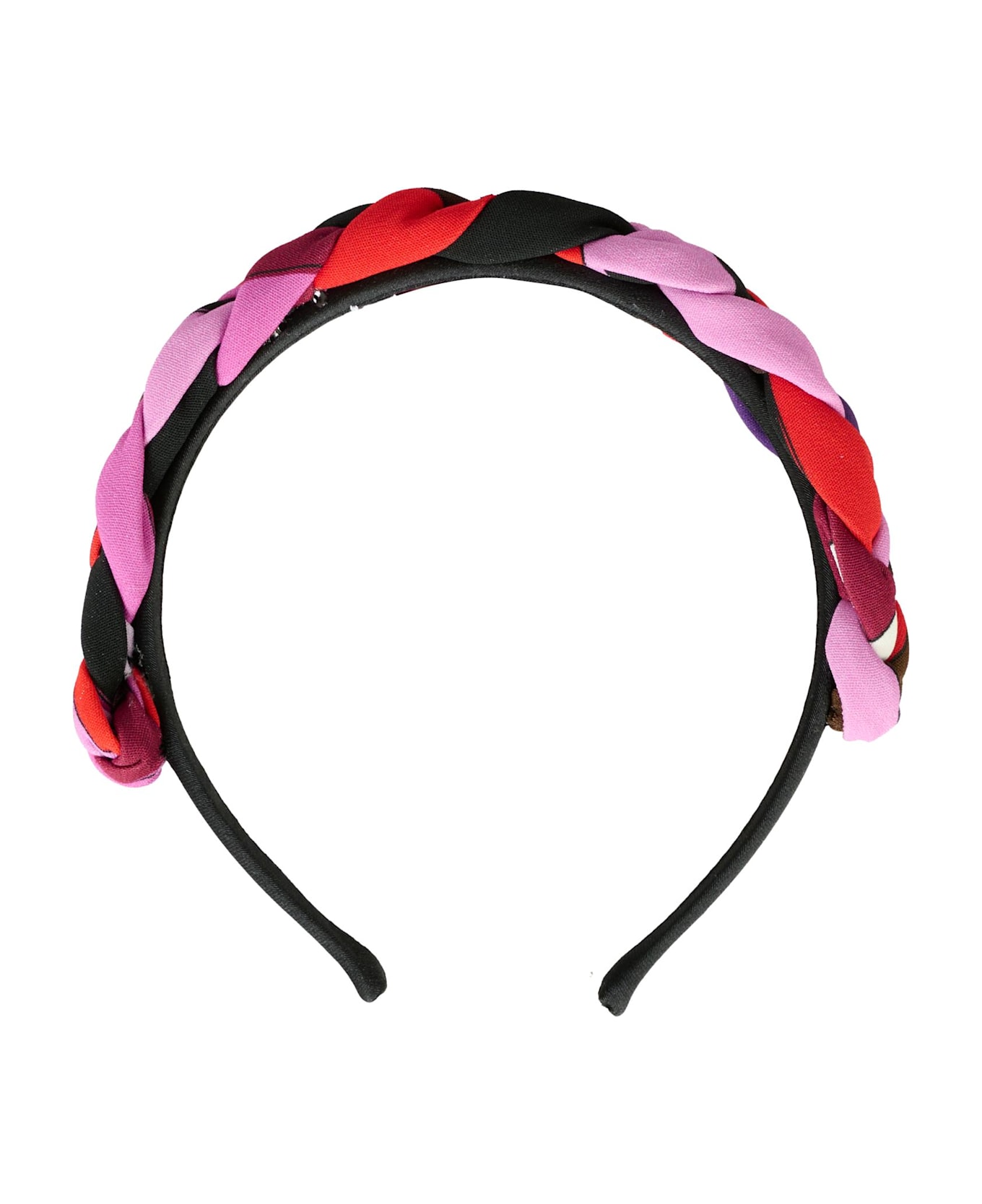 Pucci Multicolor Headband For Girl With Marble Print - Multicolor
