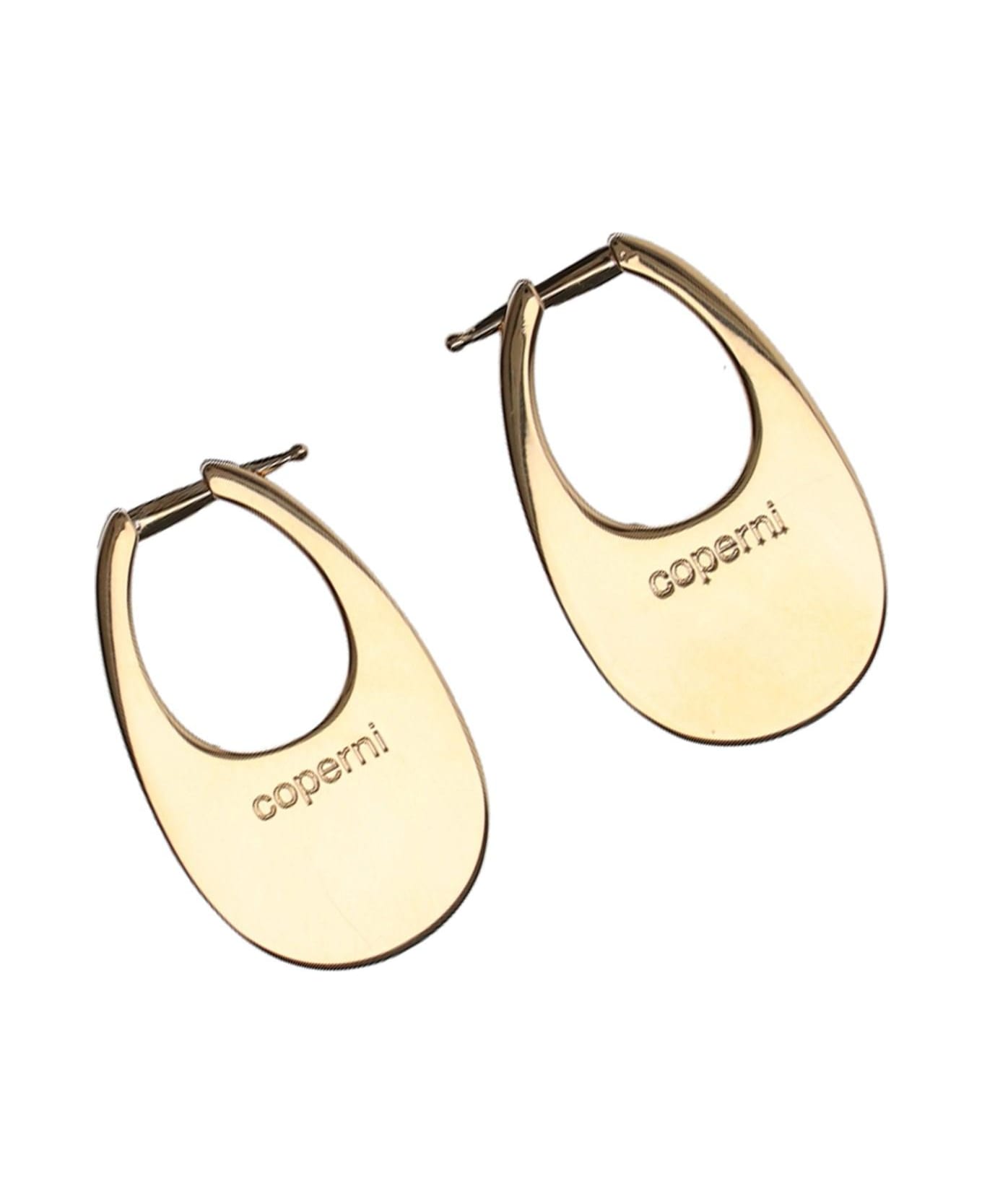 Coperni 'swipe' Medium Earrings - Gold
