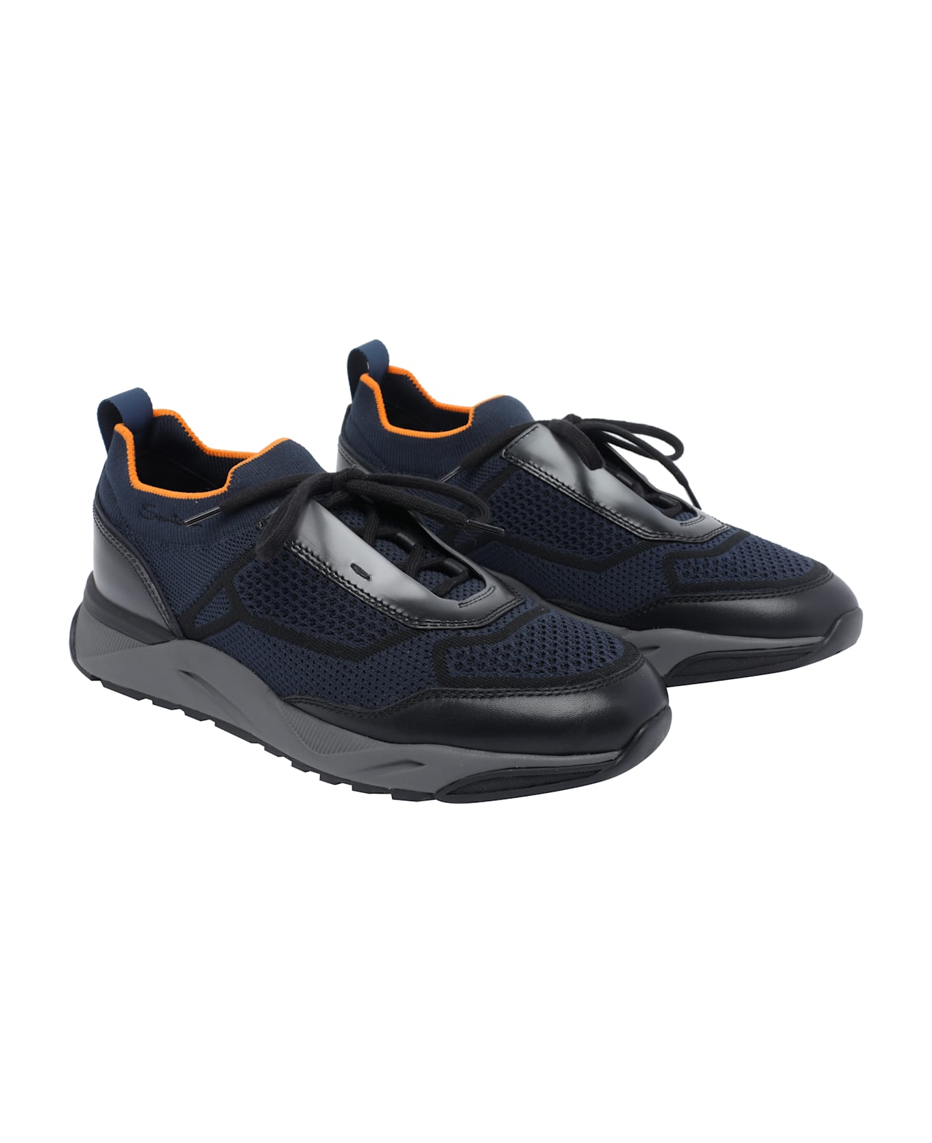 Santoni Groove Sneakers - Blue