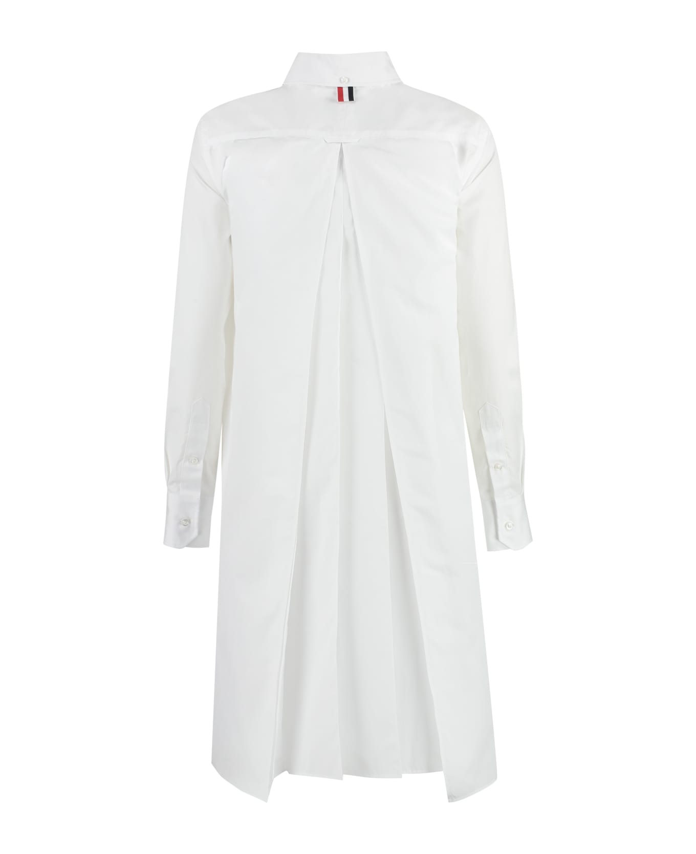 Thom Browne Cotton Shirtdress - White ブラウス
