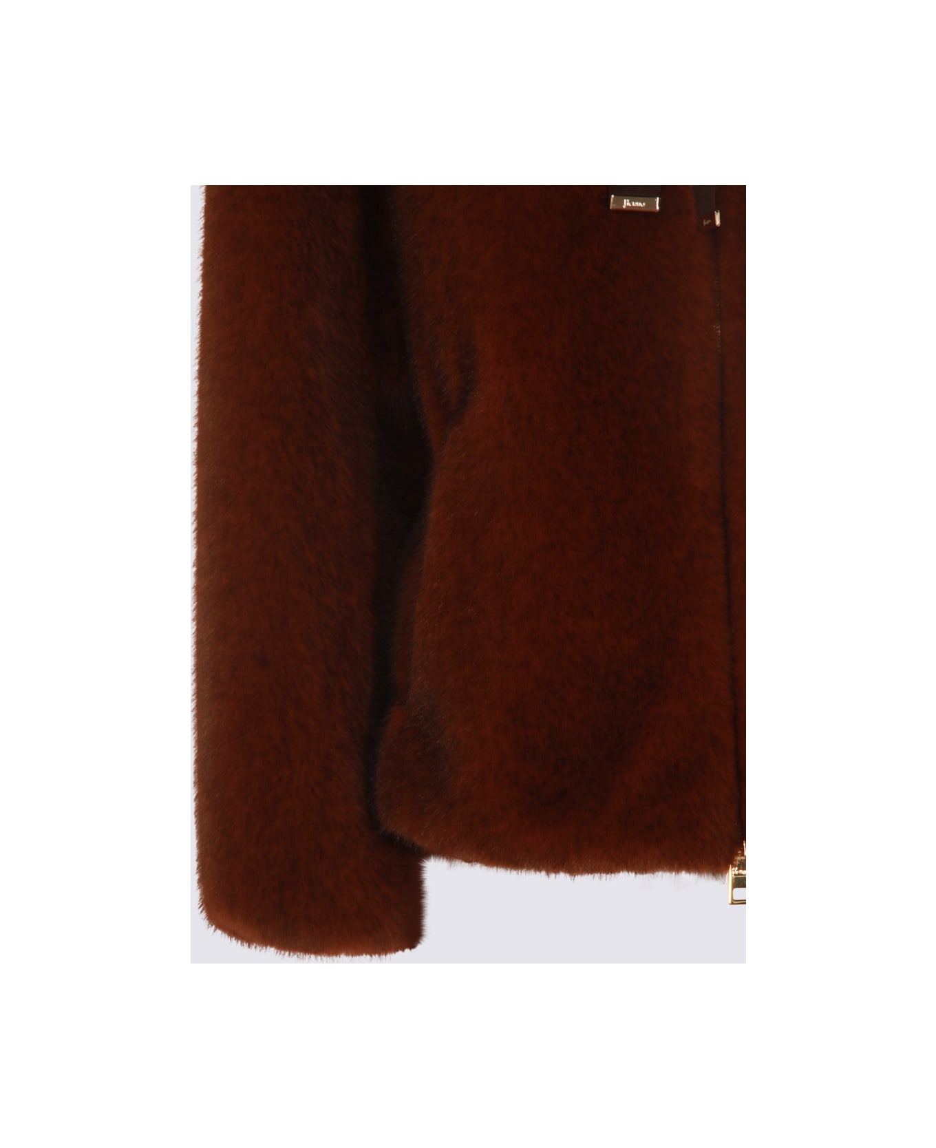 Herno Dark Brown Cotton Casual Jacket
