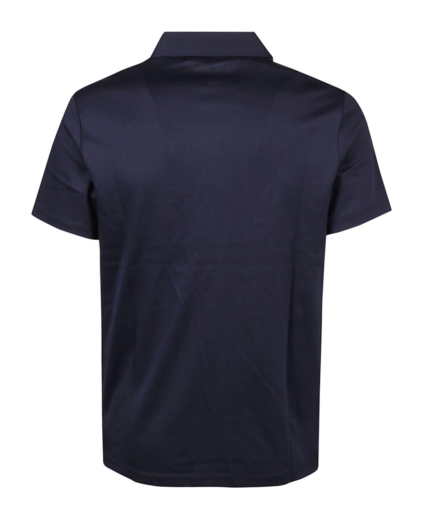 Michael Kors Logo Embroidered Polo Shirt - Midnight