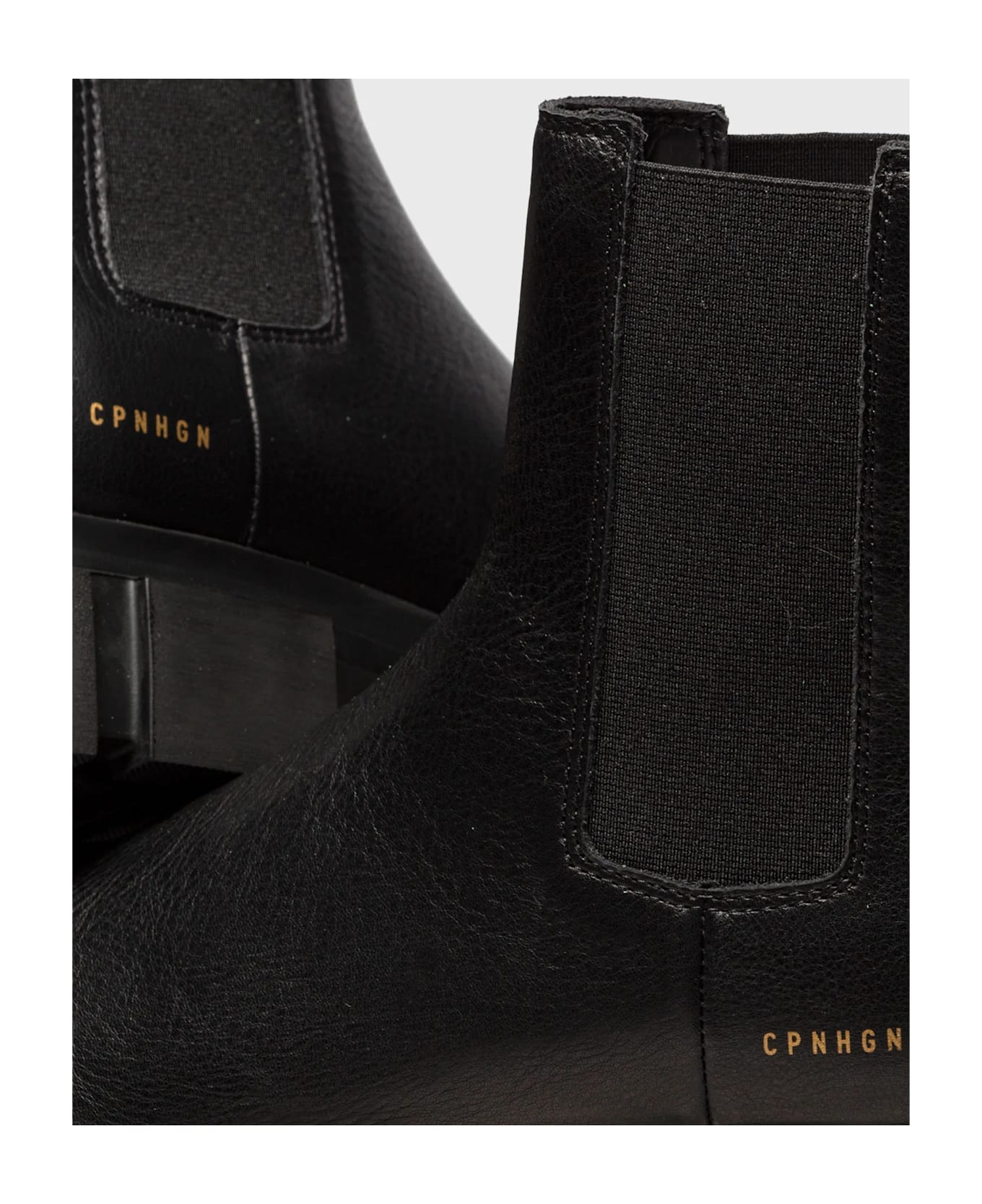 Copenhagen Leather Chelsea Boot - Blk Black