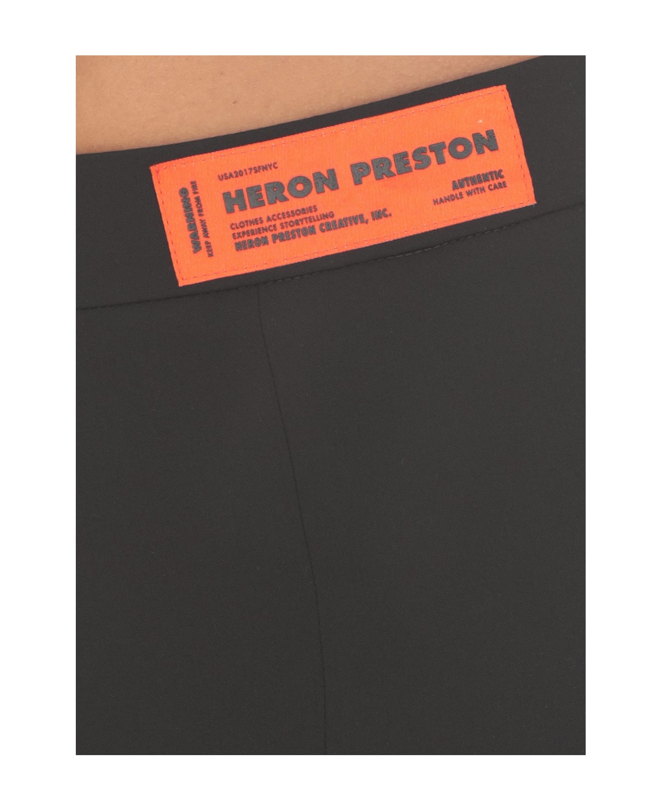 HERON PRESTON Gabardine Zip Pants - Black ボトムス