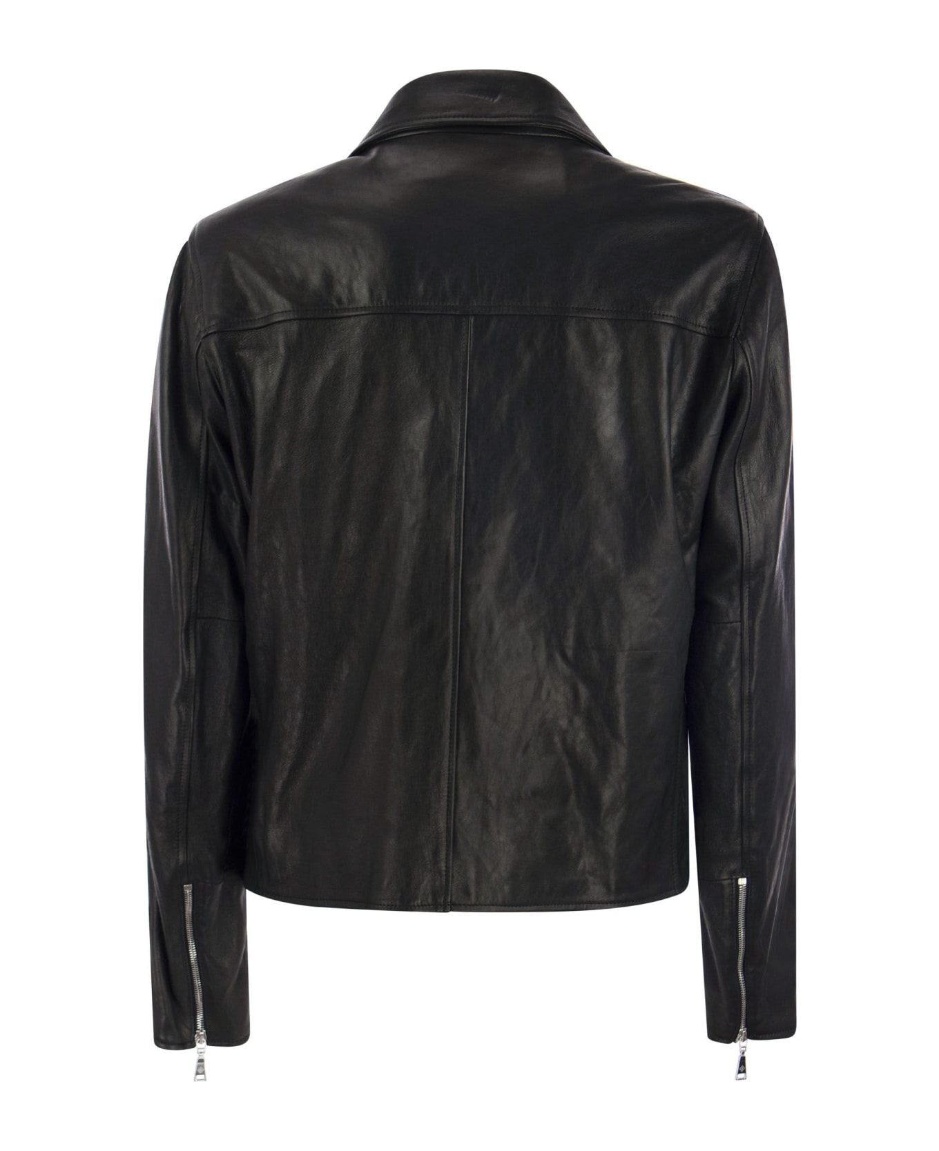 Tagliatore Leather Jacket - Black